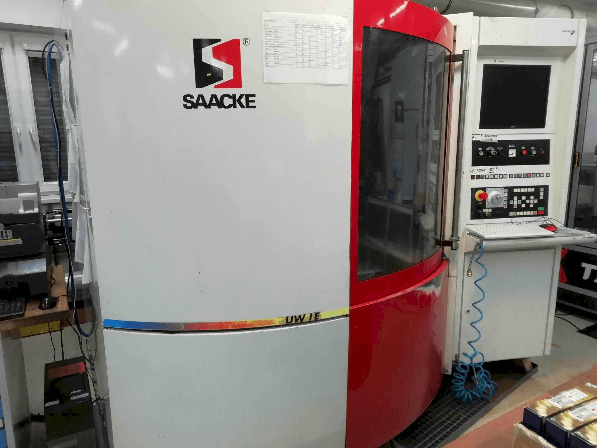 SAACKE UWIE 208485 Mašinos vaizdas iš priekio