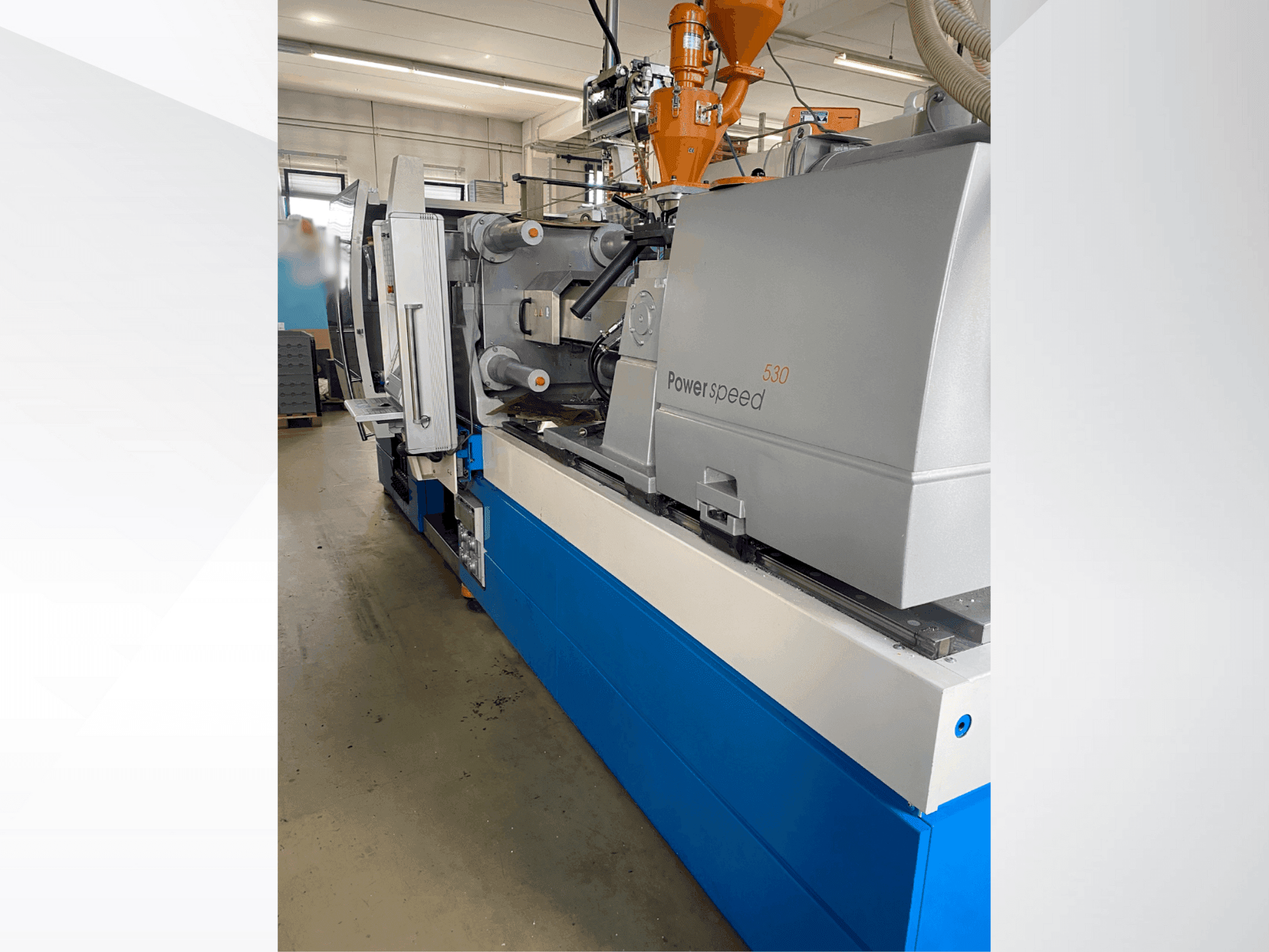 Netstal ELION 1200-530 PS Mašinos vaizdas iš priekio