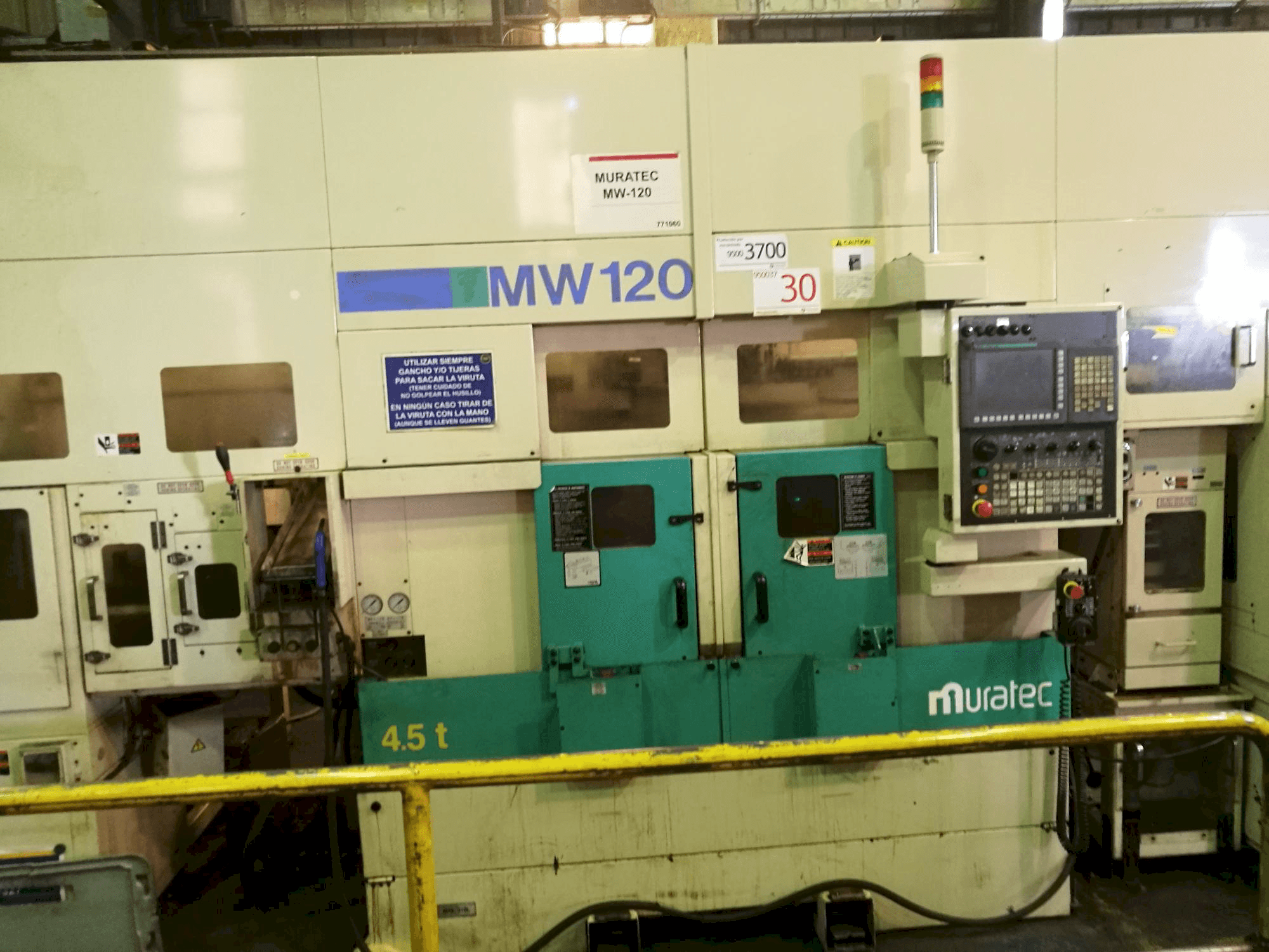 Muratec MW120 Mašinos vaizdas iš priekio