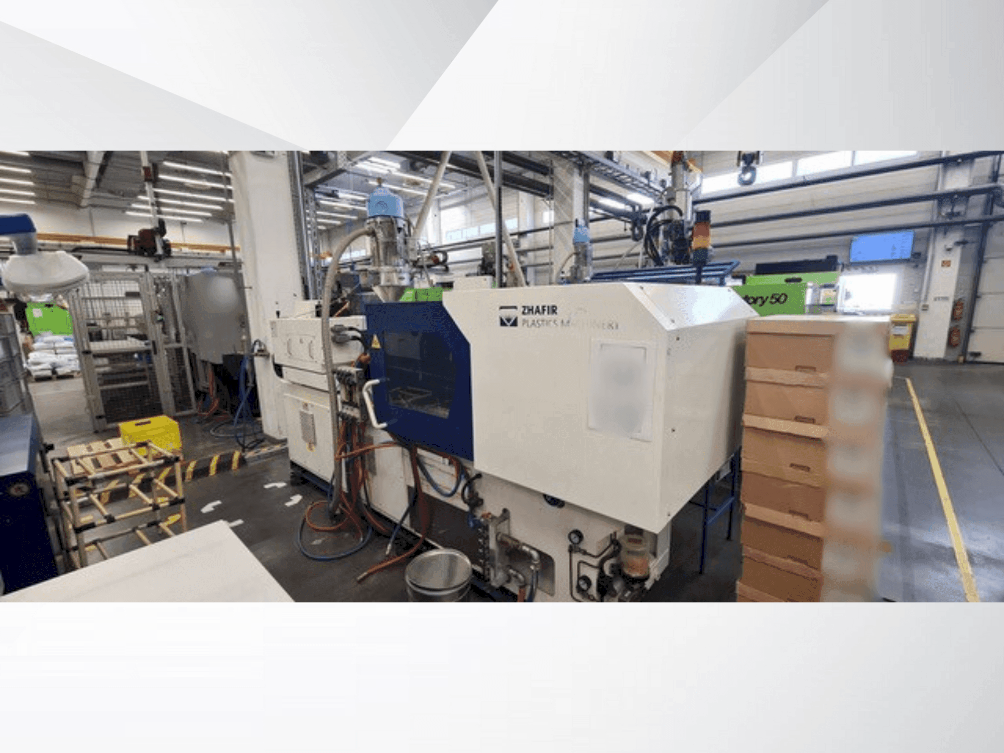 Zhafir VE 400/80 Mašinos vaizdas iš priekio