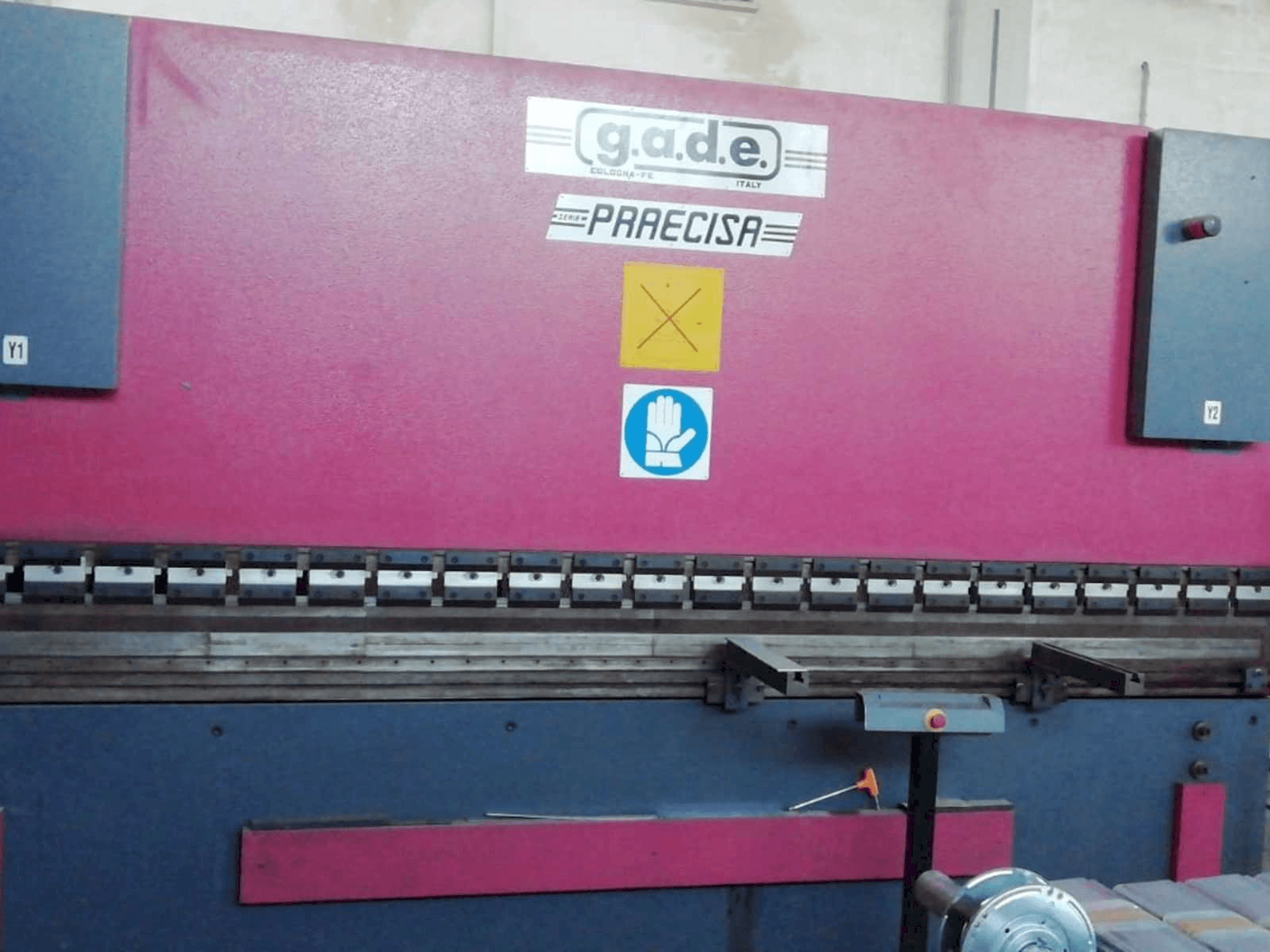 Gade PS-C 4120 Mašinos vaizdas iš priekio