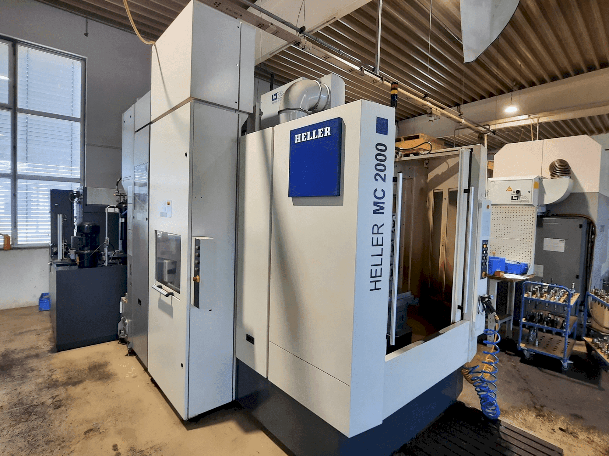 HELLER MC 2000 Mašinos vaizdas iš priekio