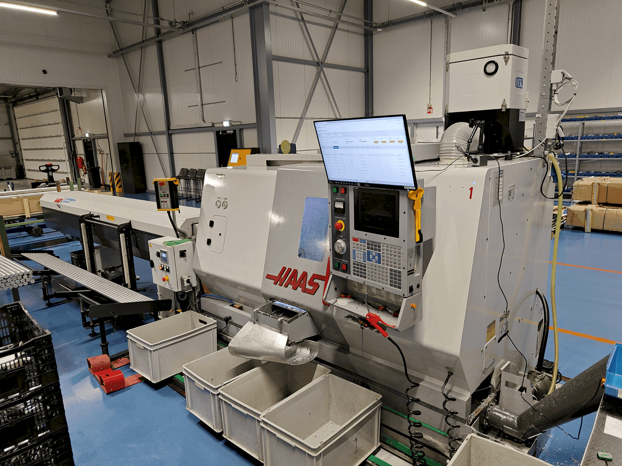 HAAS TL-15HE Mašinos vaizdas iš priekio