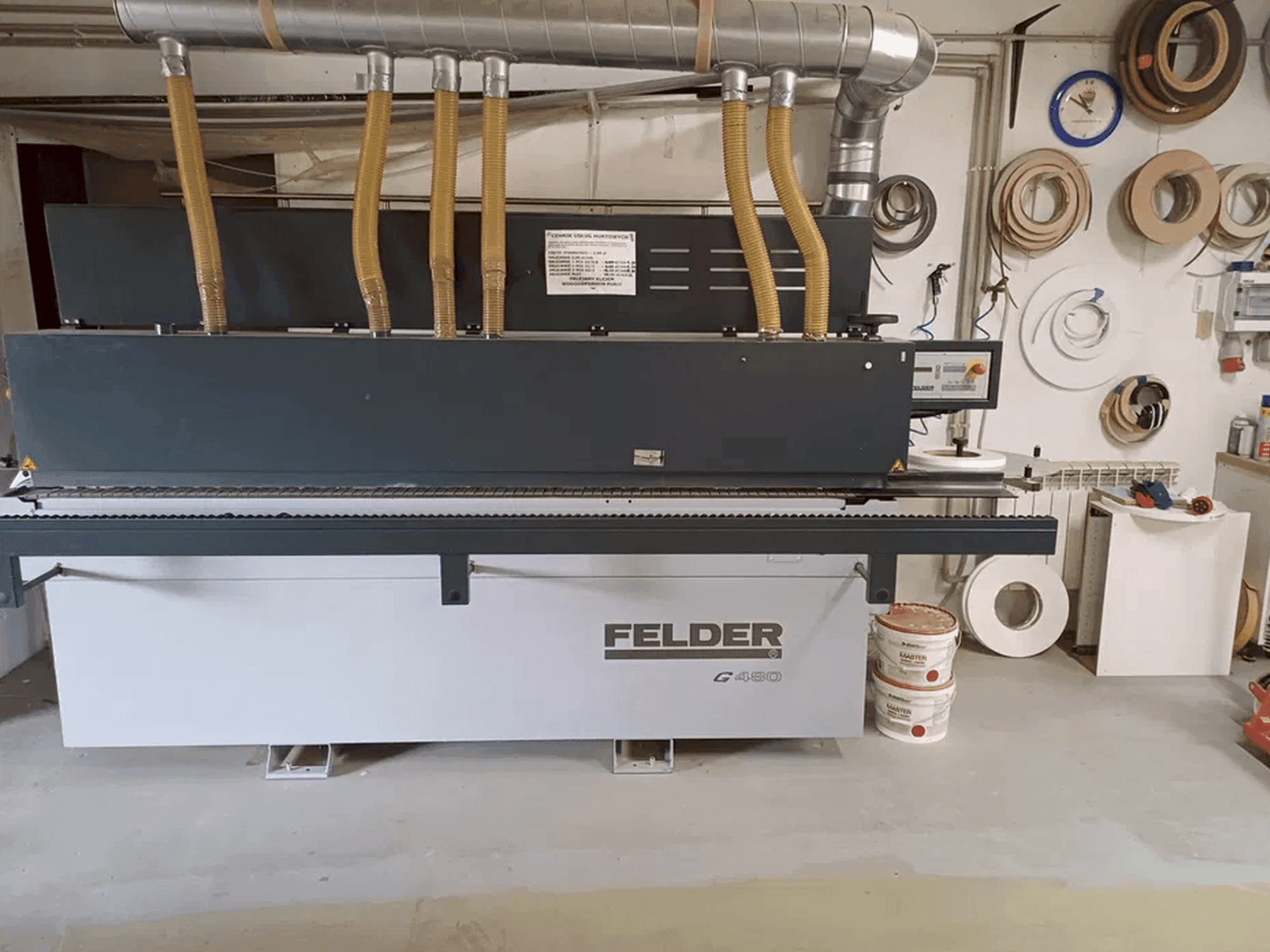 FELDER G480 Mašinos vaizdas iš priekio