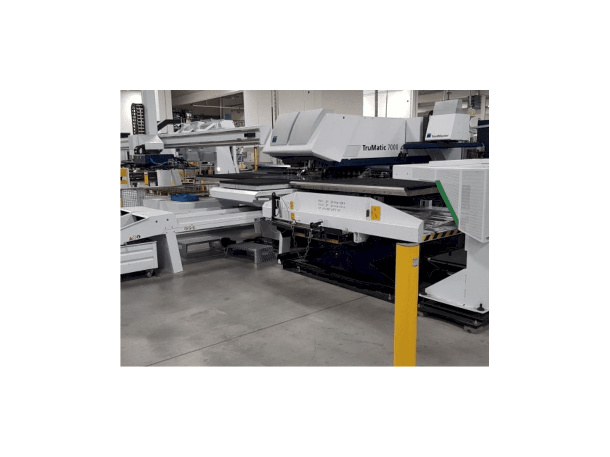 Trumpf Trumatic 7000 Mašinos vaizdas iš priekio