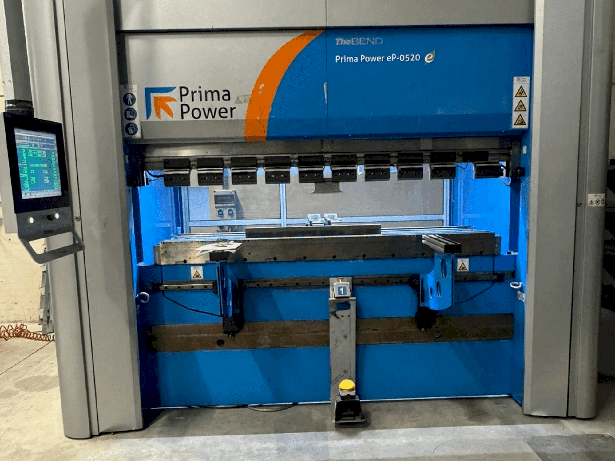 Prima Power eP-0520 Mašinos vaizdas iš priekio