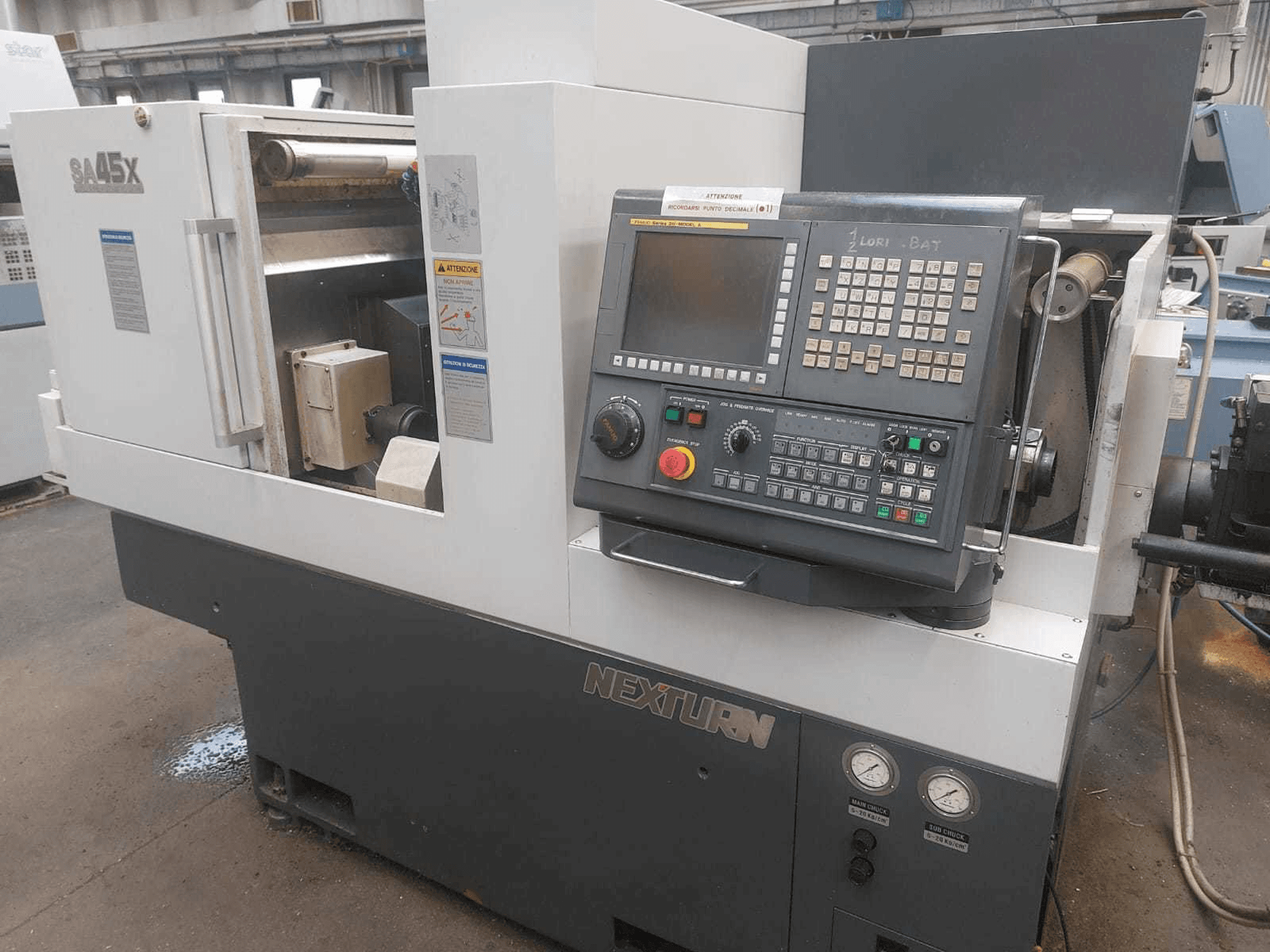 Nexturn SA 45X Mašinos vaizdas iš priekio