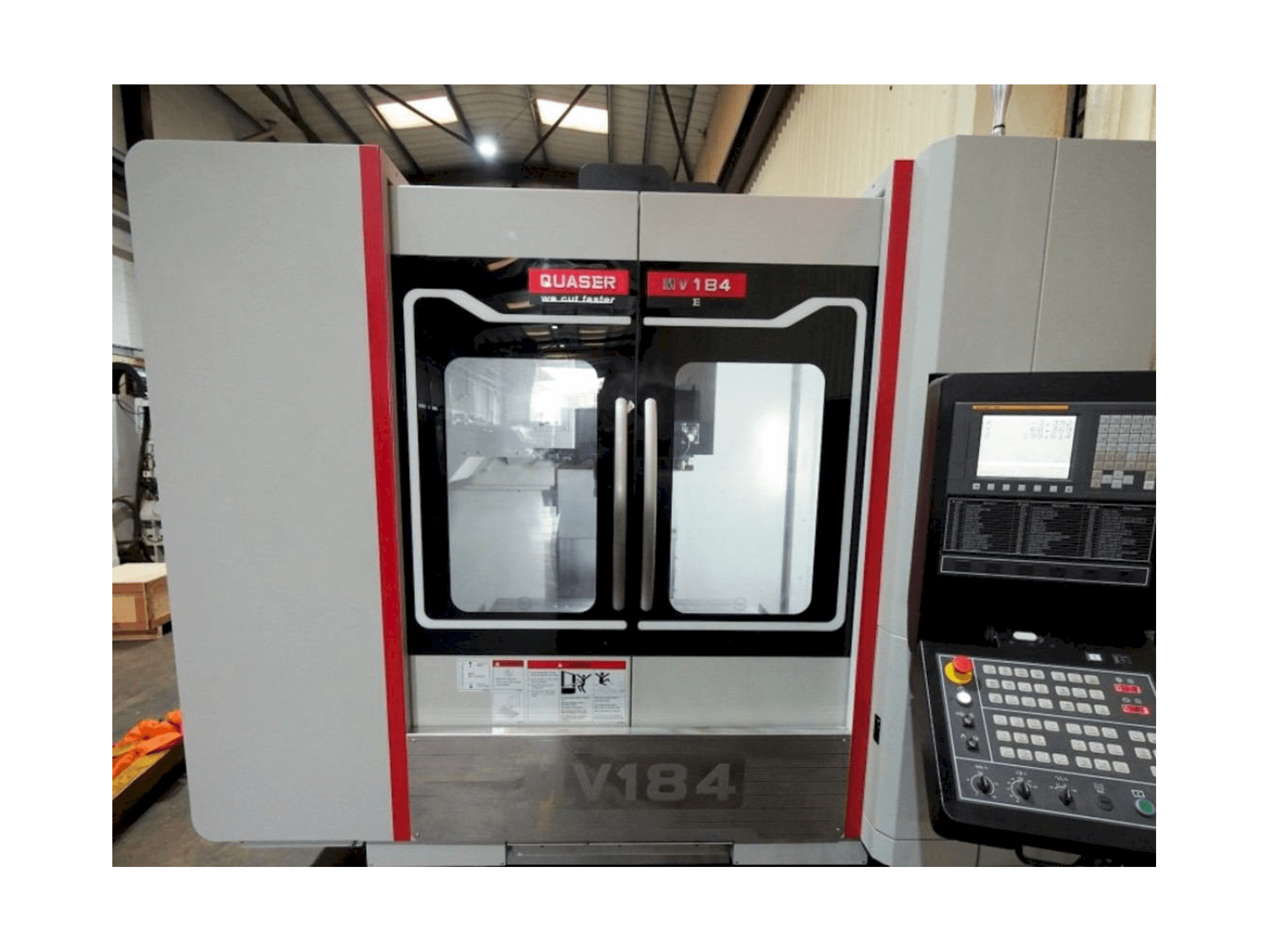 Quaser MV184E Mašinos vaizdas iš priekio