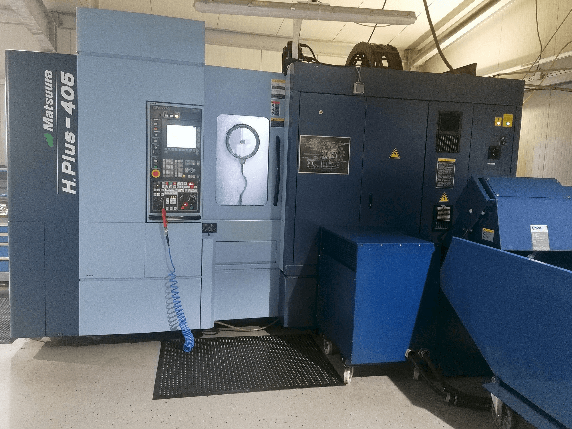 Matsuura H-PLUS-405 Mašinos vaizdas iš priekio