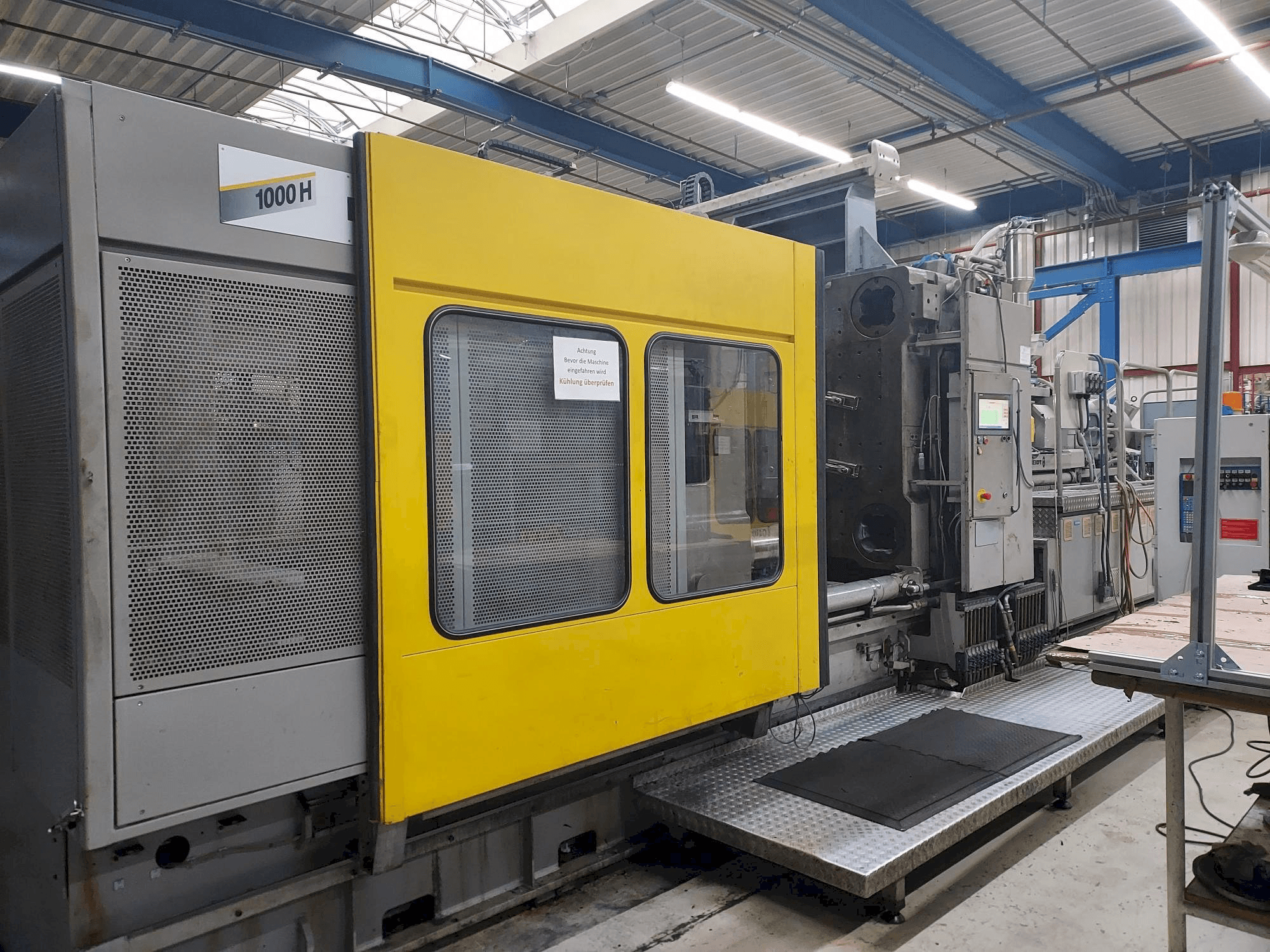 Hemscheidt 1000 Mašinos vaizdas iš priekio