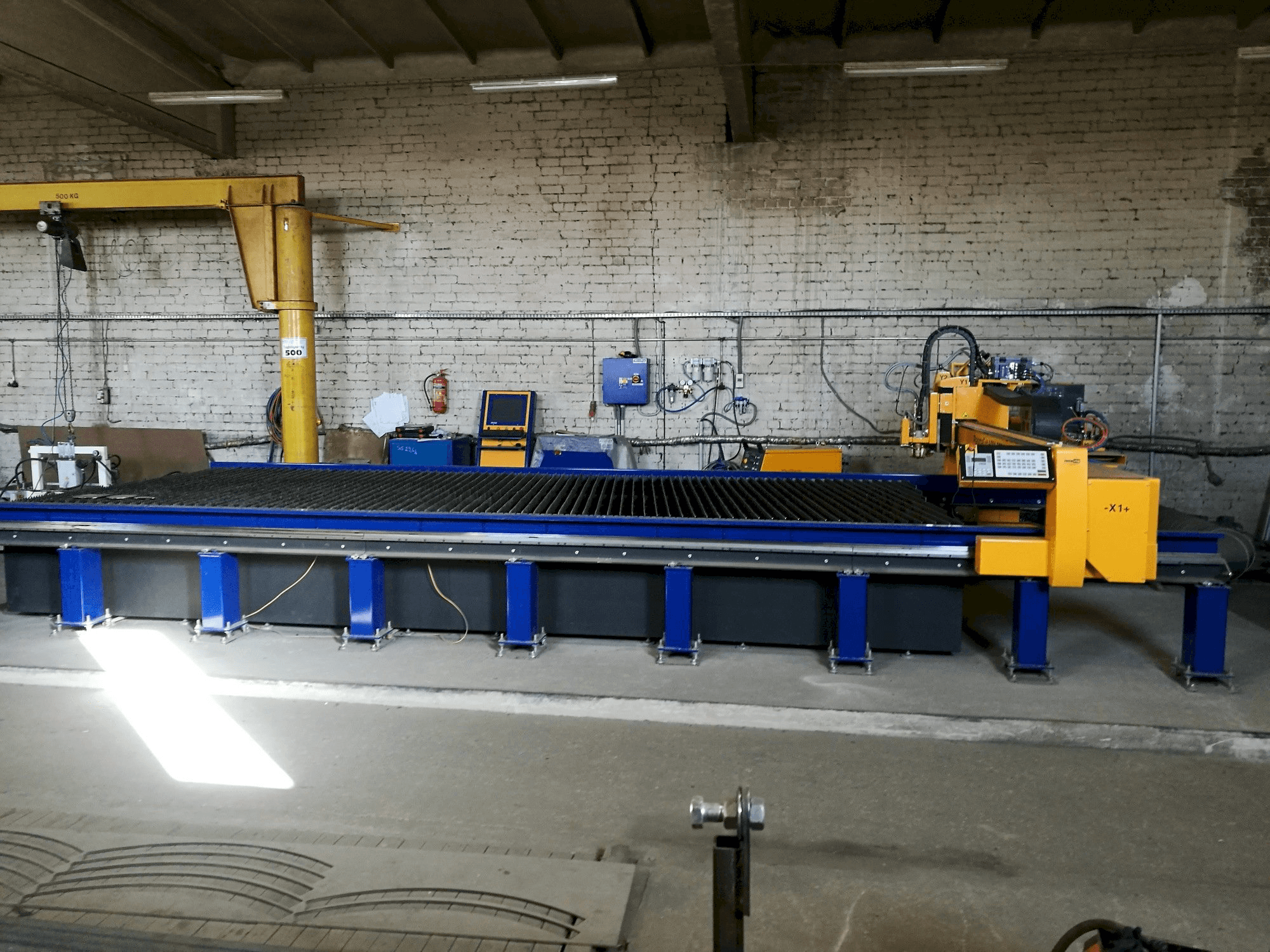 MicroStep PlasmaCut 6001.25PG Mašinos vaizdas iš priekio