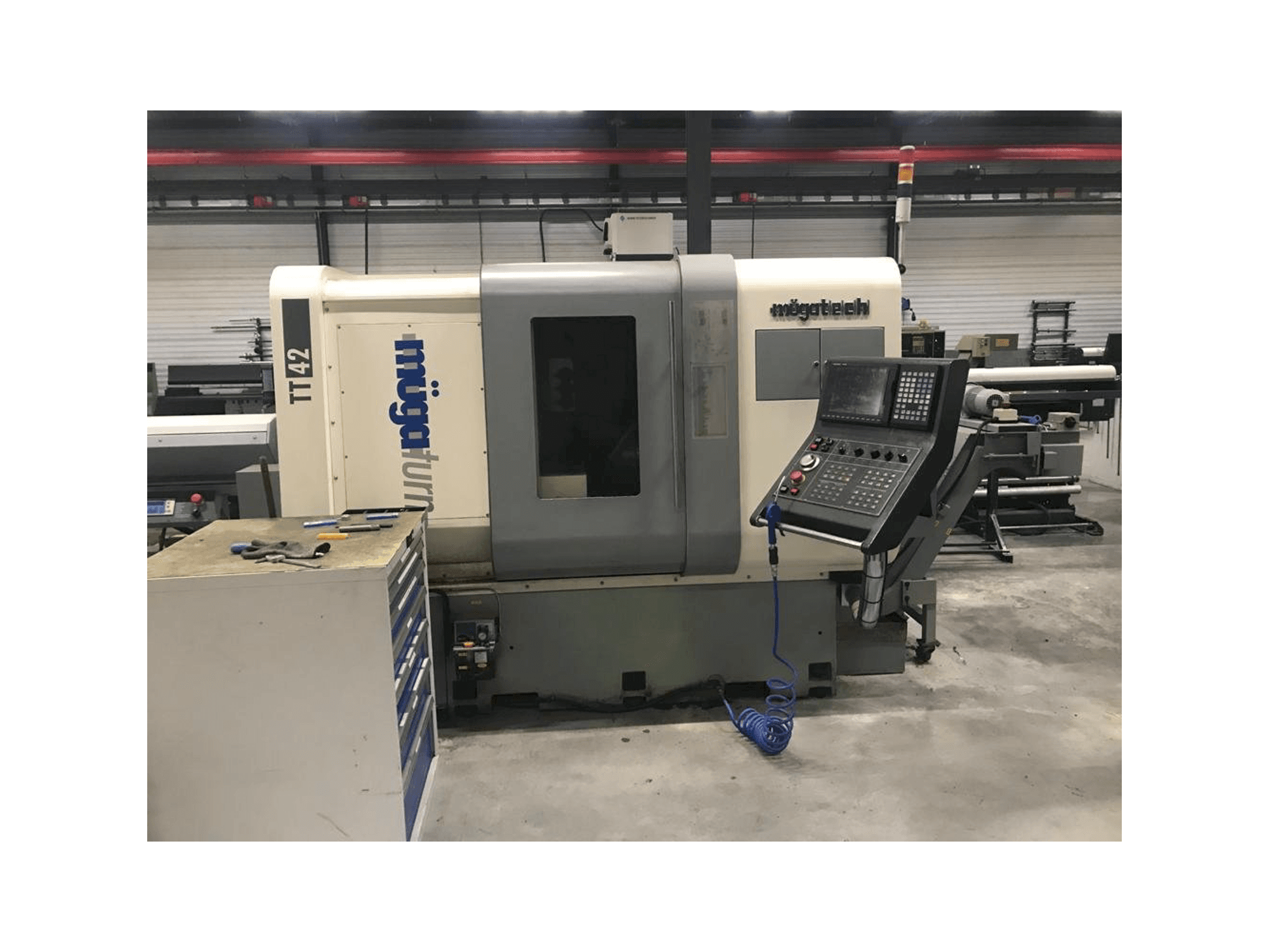 Muga TT-42 Mašinos vaizdas iš priekio