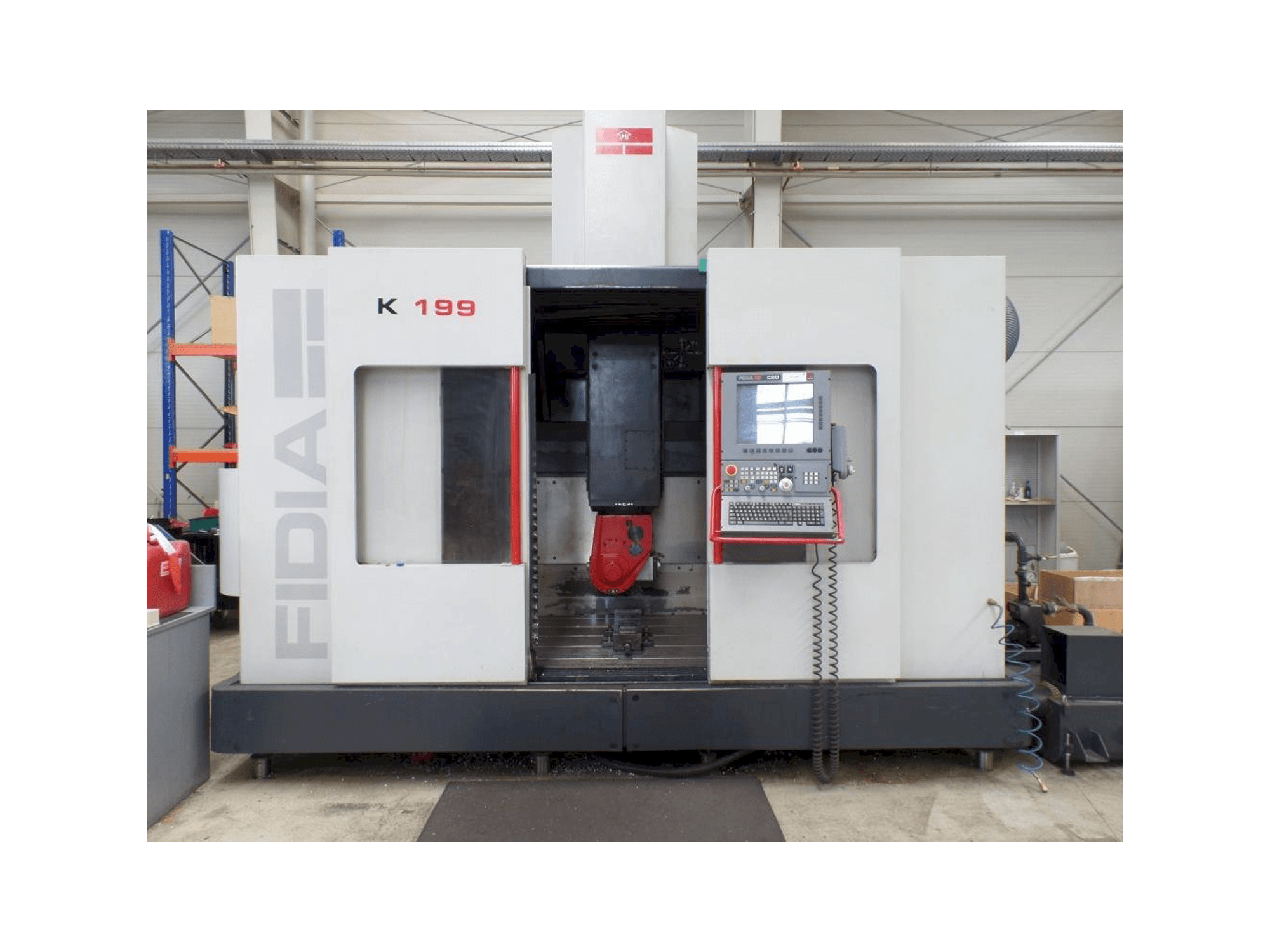 Fidia K199 Mašinos vaizdas iš priekio