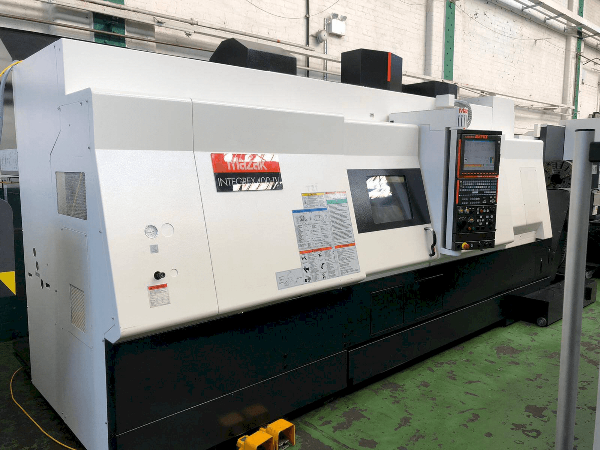 Mazak Integrex 400-IV Mašinos vaizdas iš priekio