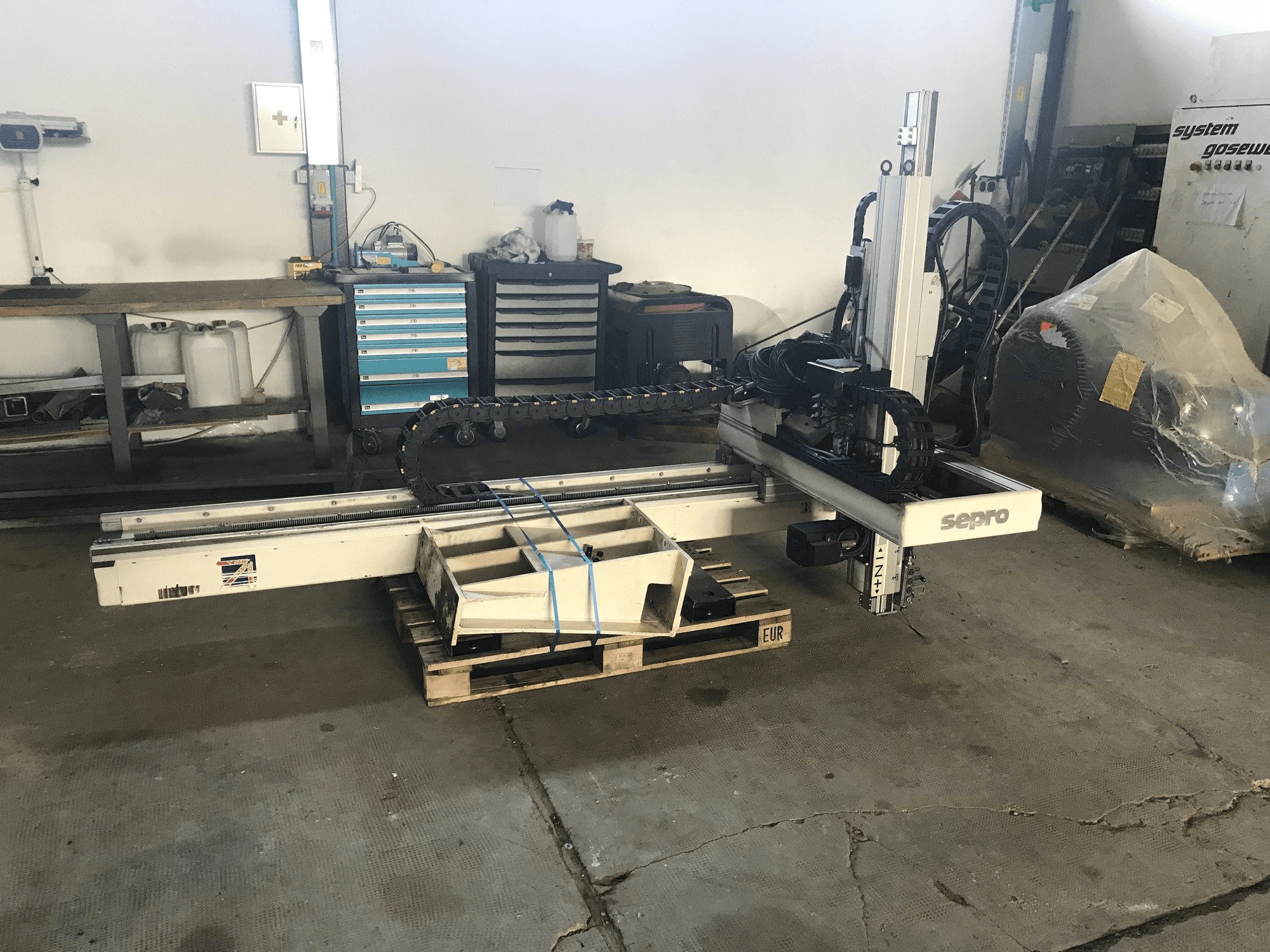 Sepro 3021 BZ Mašinos vaizdas iš priekio