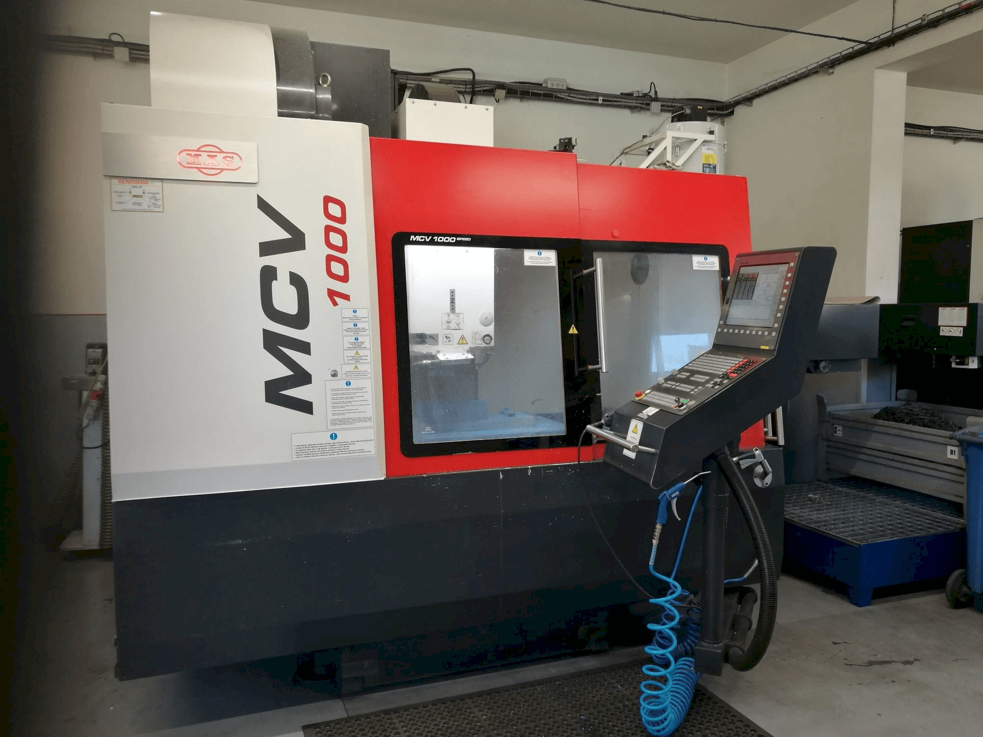 KOVOSVIT MAS MCV 1000 Speed Mašinos vaizdas iš priekio