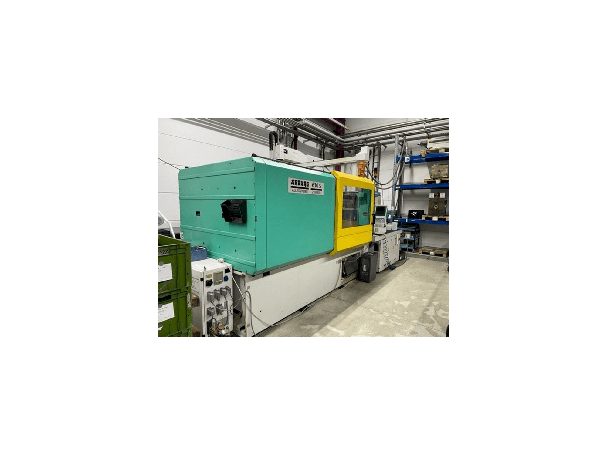 Arburg 420C 1000-250 Mašinos vaizdas iš priekio