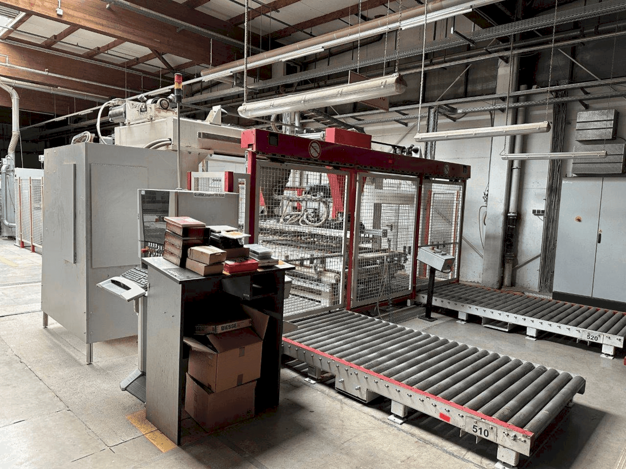 BIESSE TECHNO KERNELL Mašinos vaizdas iš priekio