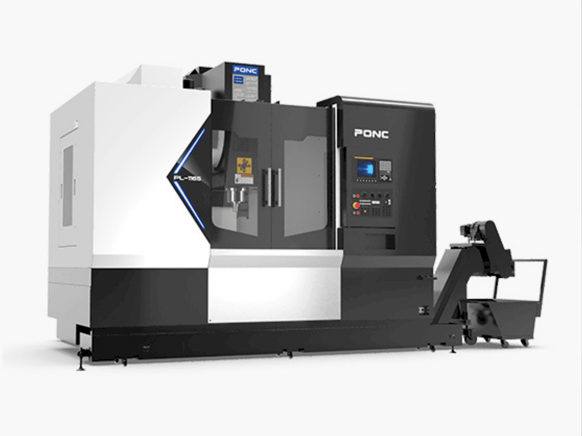 PONC PL 855 Mašinos vaizdas iš priekio