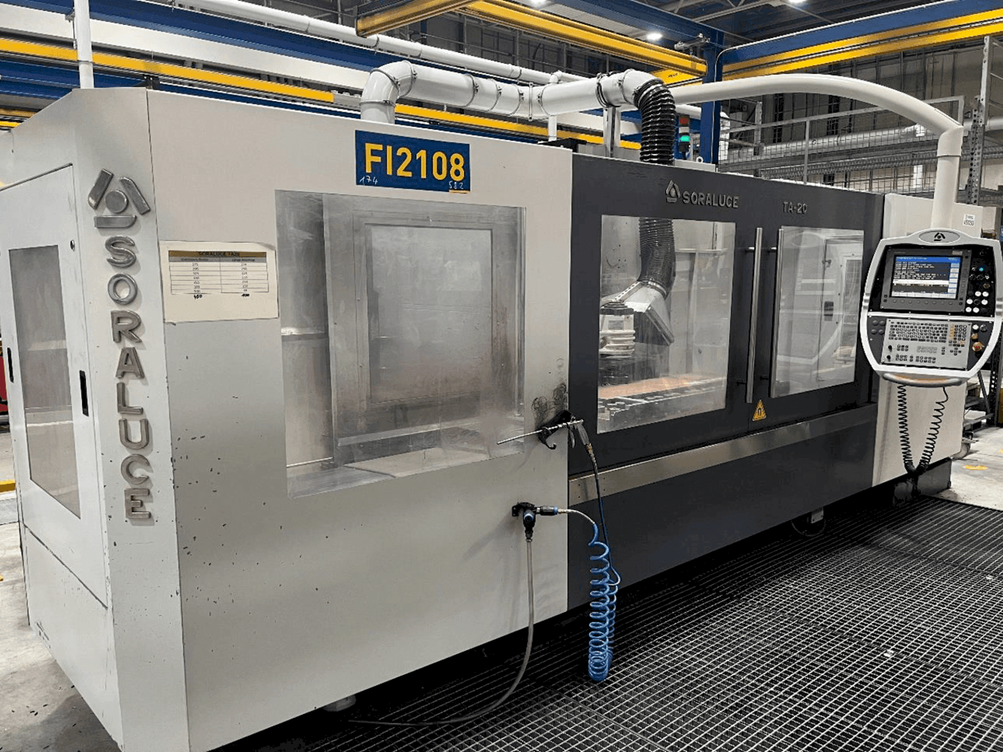 Soraluce TA-20 Mašinos vaizdas iš priekio