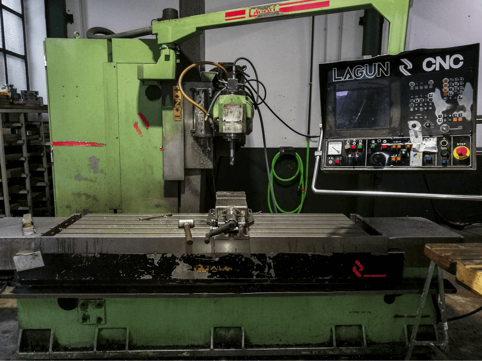 Lagun FBF 1800 Mašinos vaizdas iš priekio