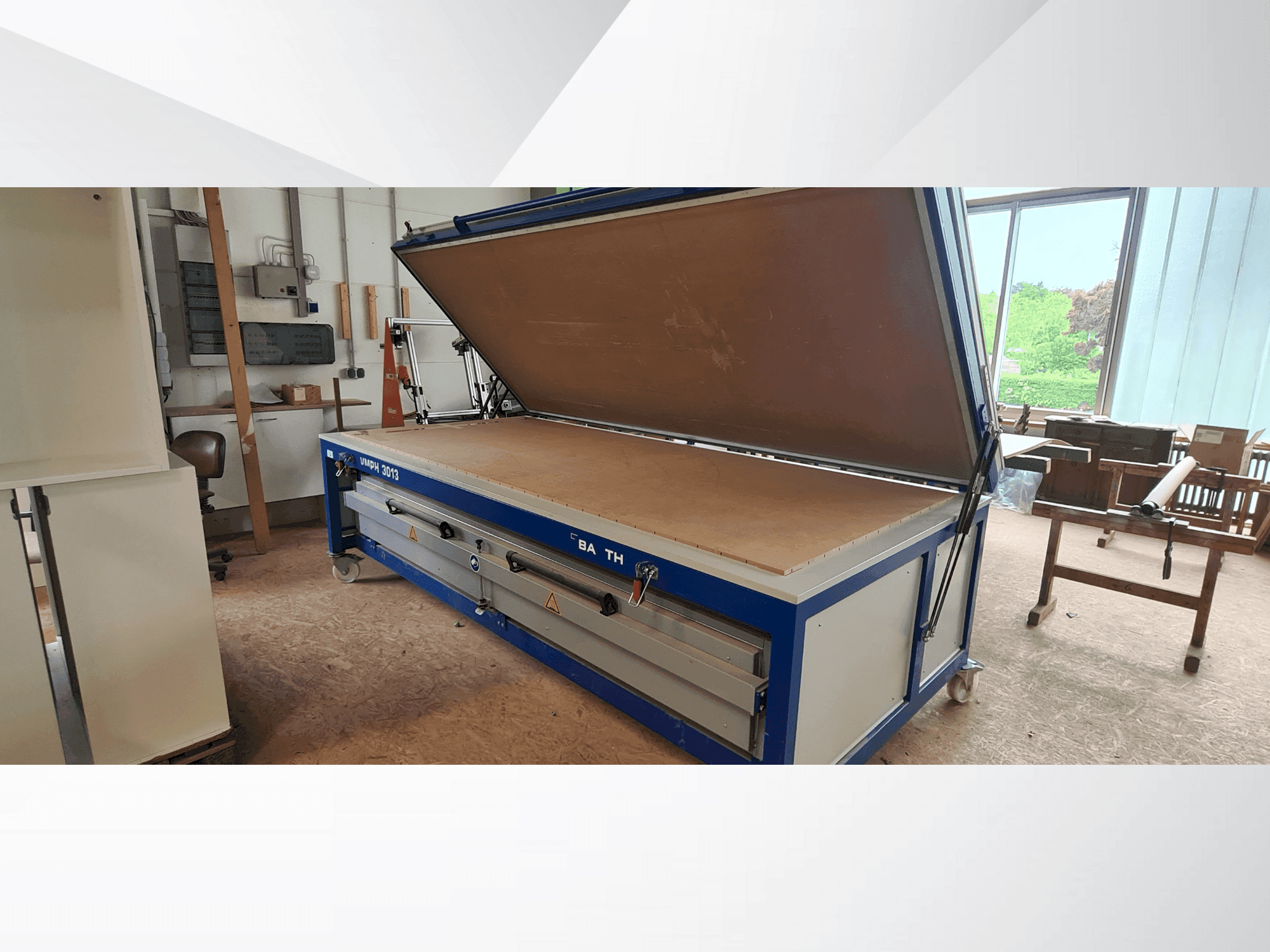 BARTH VMPH 3013 Mašinos vaizdas iš priekio