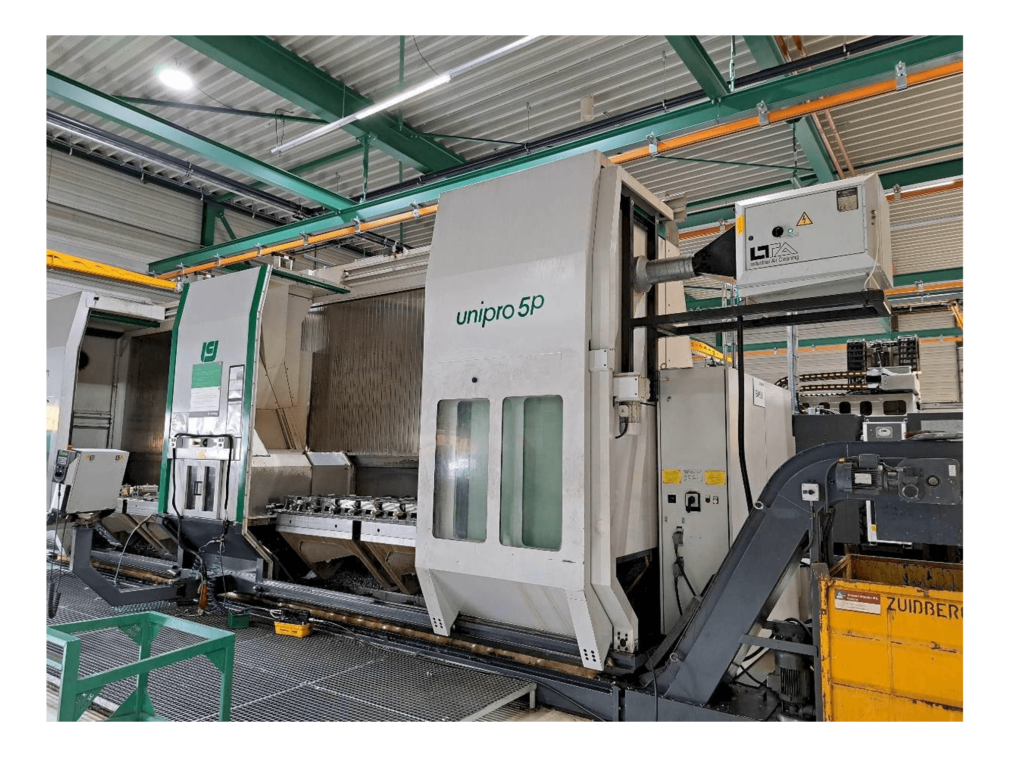 Unisign Unipro 5P Mašinos vaizdas iš priekio