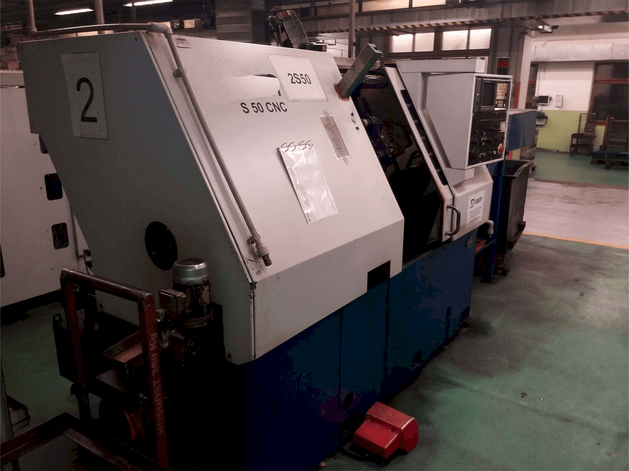 ZPS S-50 CNC Mašinos vaizdas iš priekio