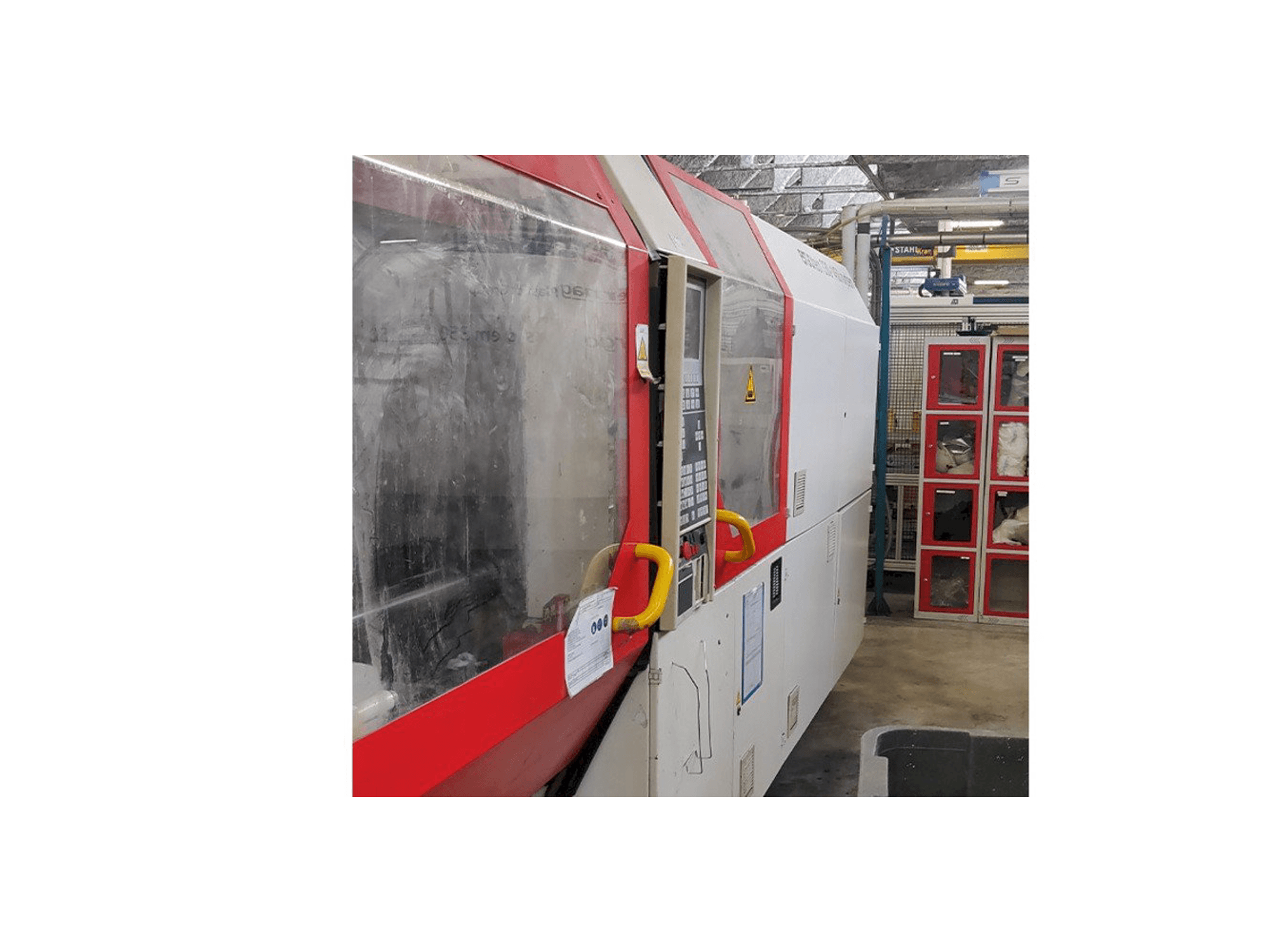 DEMAG Ergotech 330-1450 system Mašinos vaizdas iš priekio