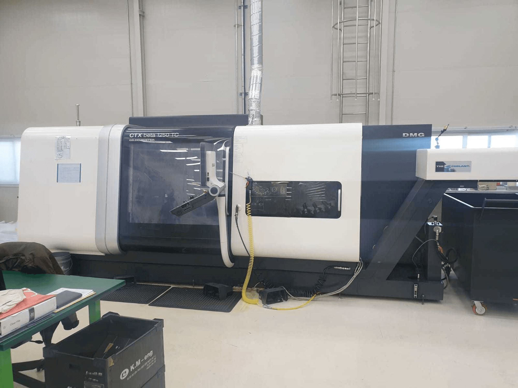 DMG MORI Gildemeister CTX Beta 1250 TC Mašinos vaizdas iš priekio