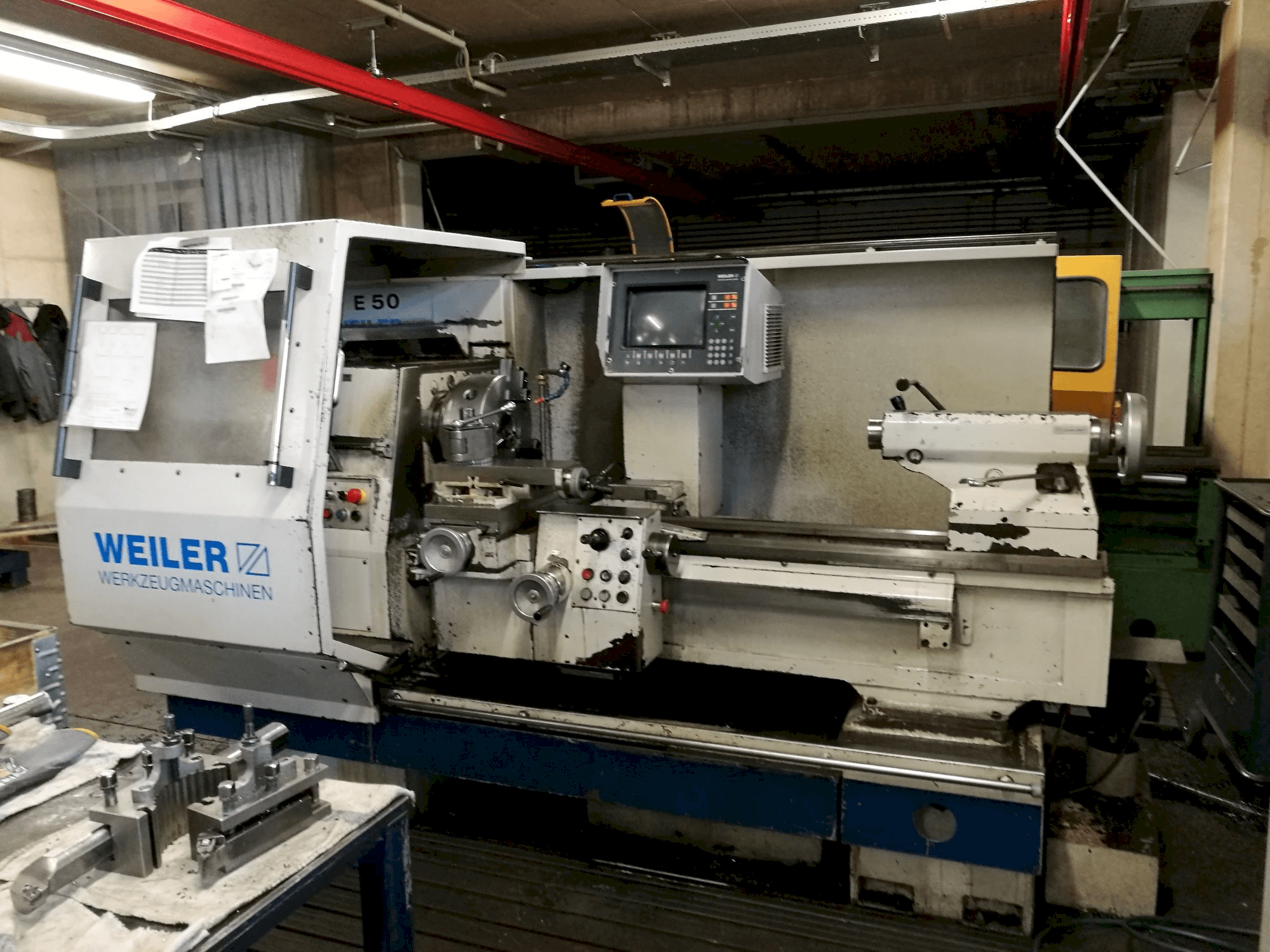 Weiler E50/1 Mašinos vaizdas iš priekio