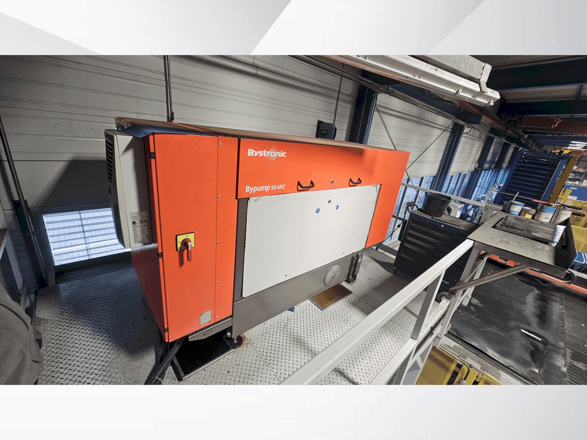 Bystronic Byjet 6030L Mašinos vaizdas iš priekio