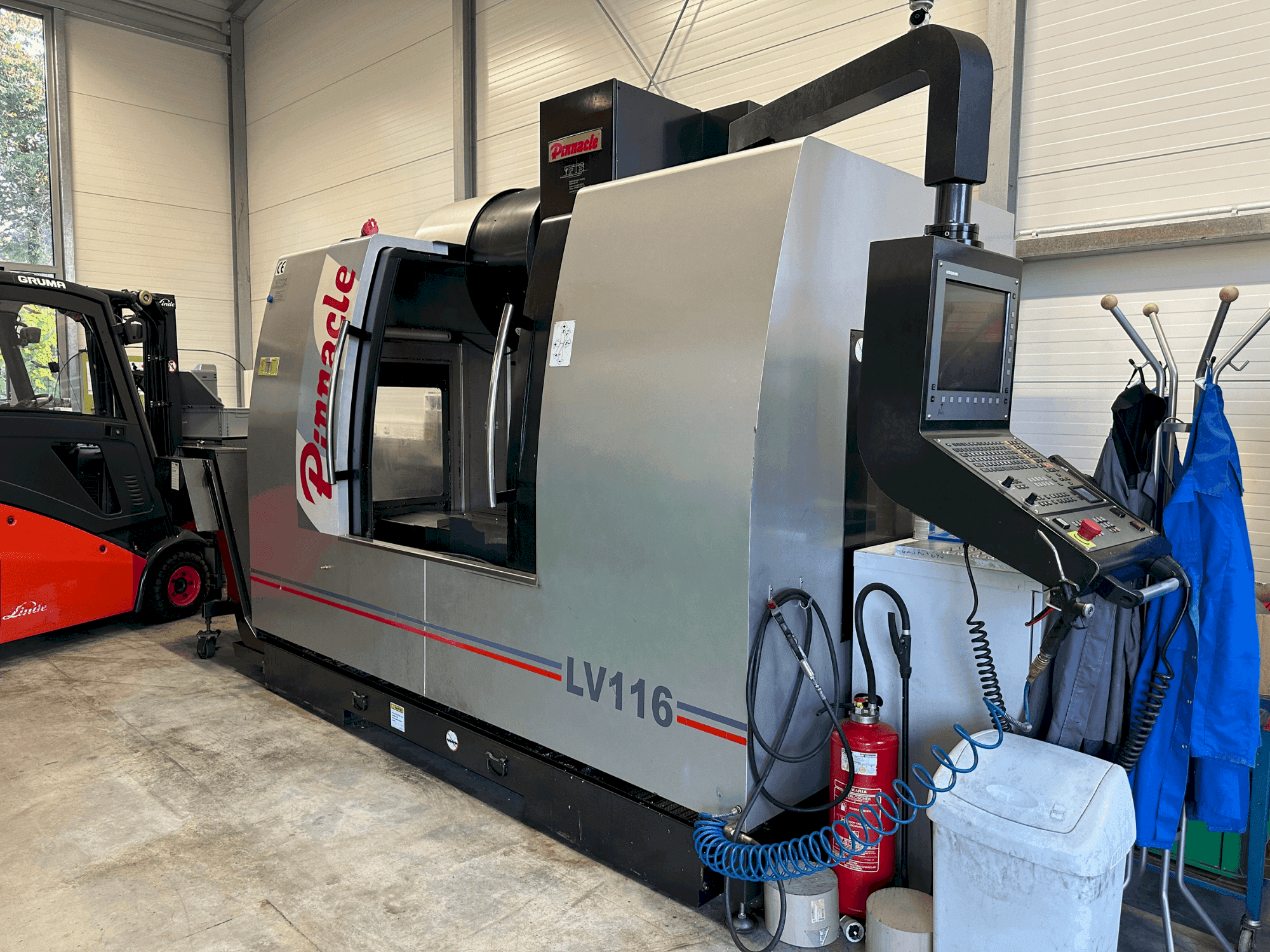 Pinnacle LV116 Mašinos vaizdas iš priekio