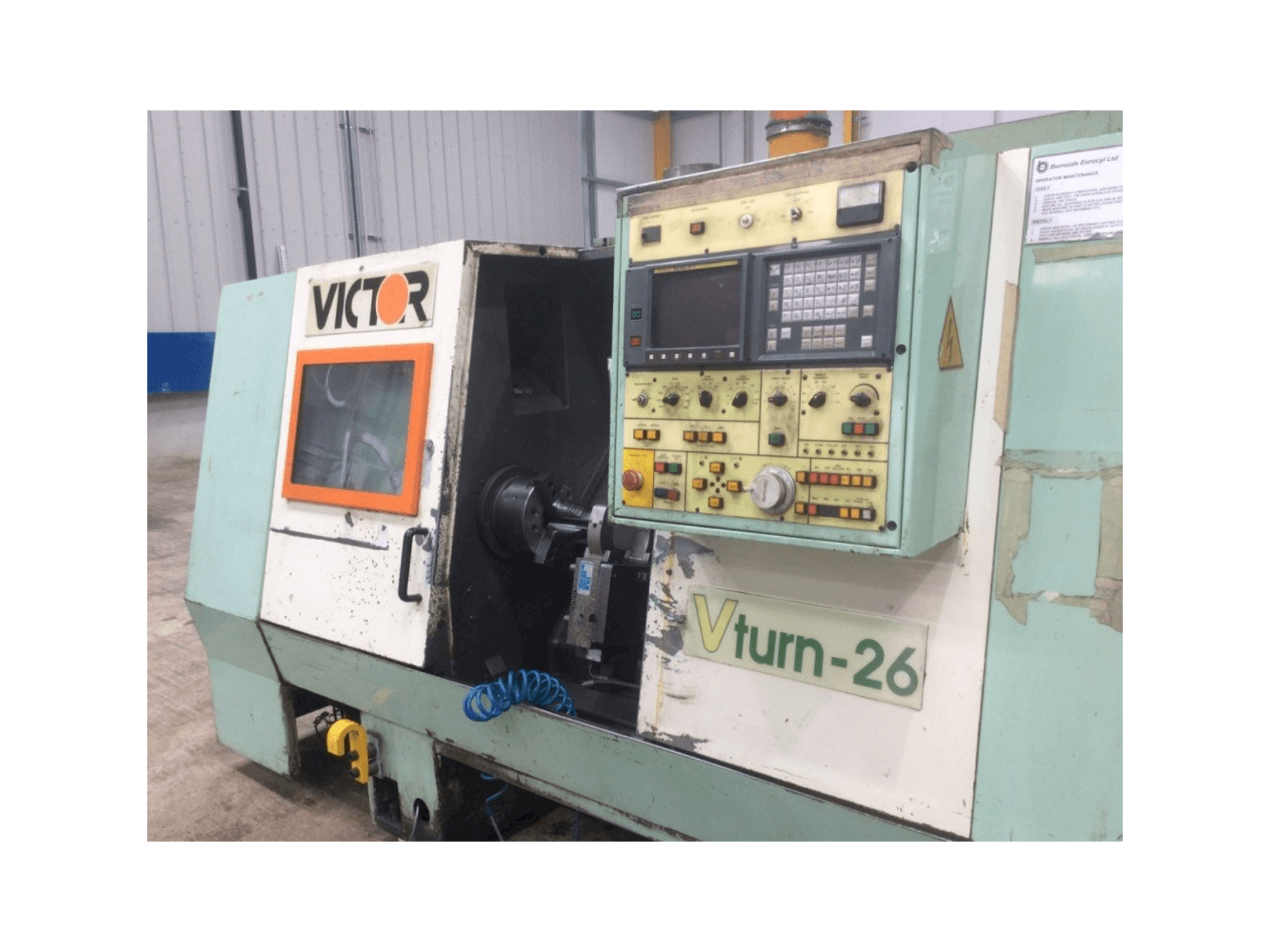 Victor V Turn-26 Mašinos vaizdas iš priekio