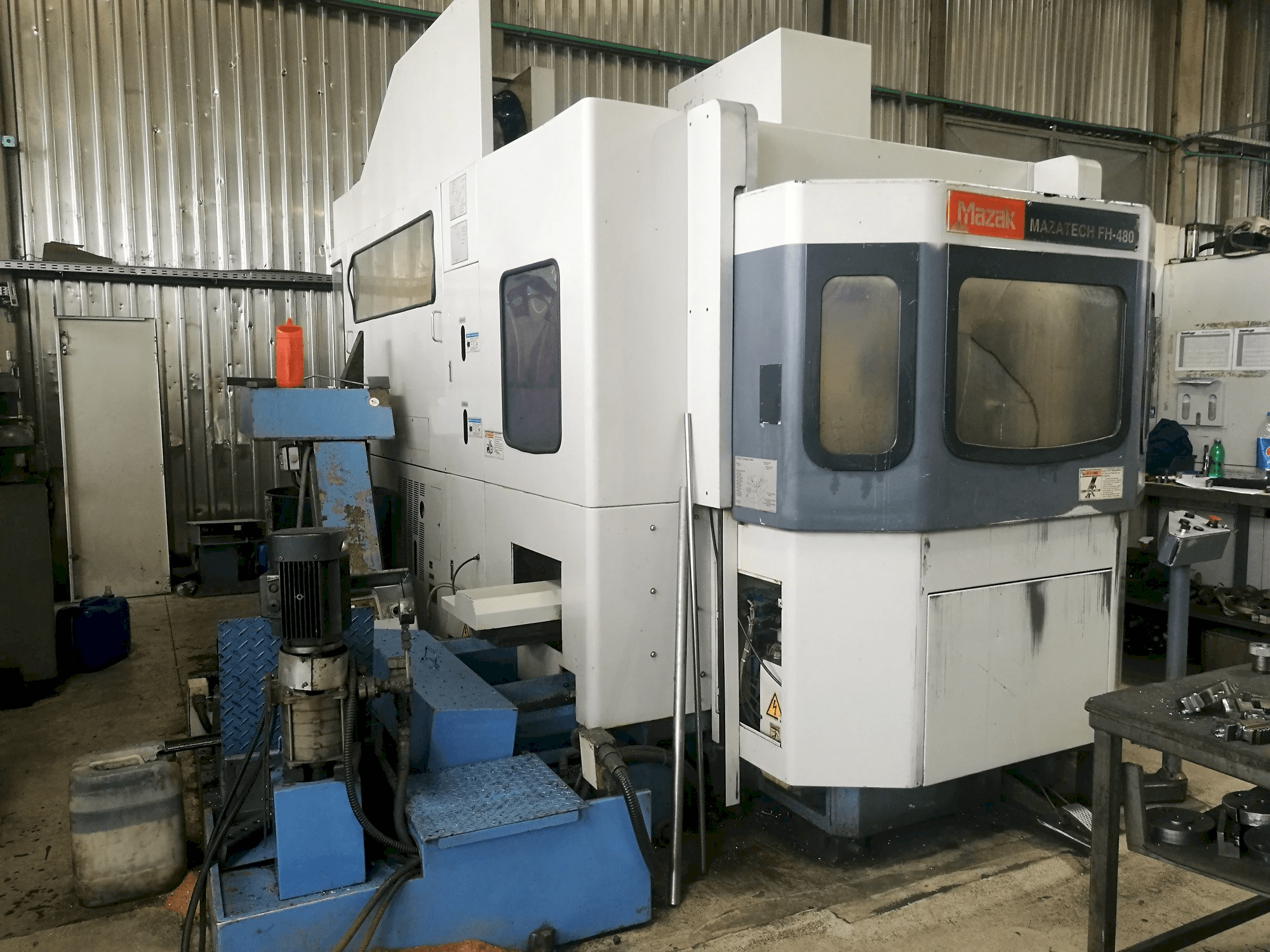 Mazak FH-480 Mašinos vaizdas iš kairės pusės