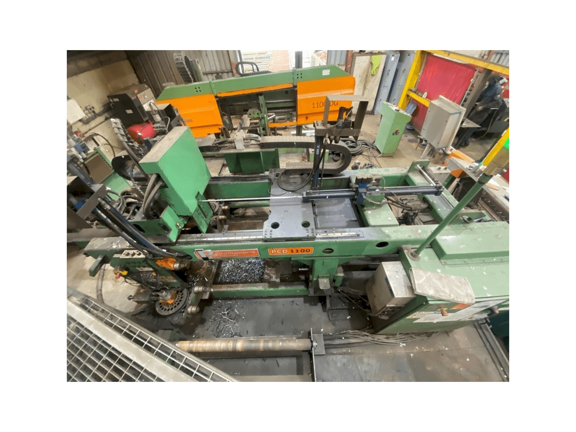 Peddinghaus PCD 1100 Mašinos vaizdas iš priekio