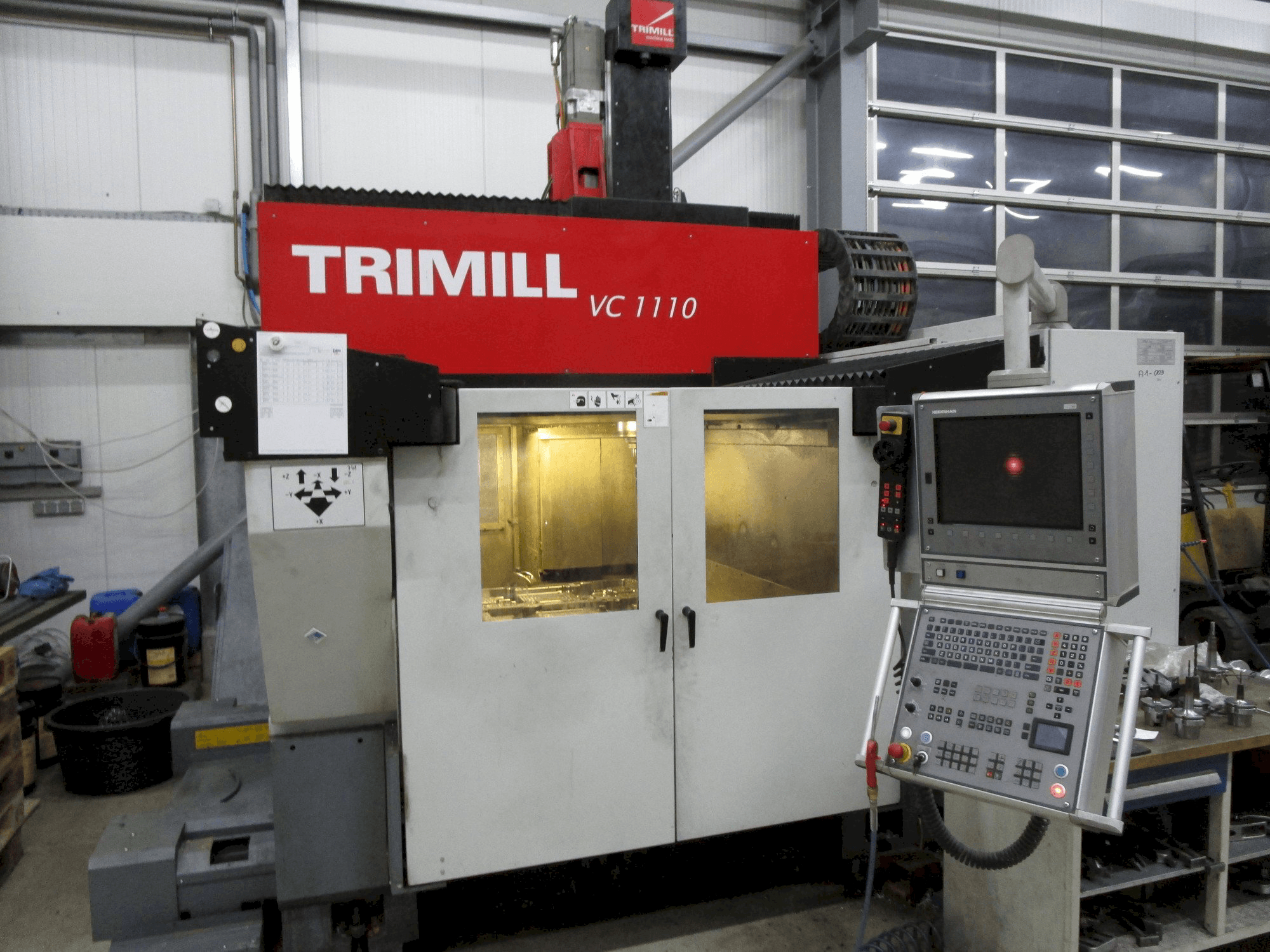 TRIMILL VC1110 Mašinos vaizdas iš priekio