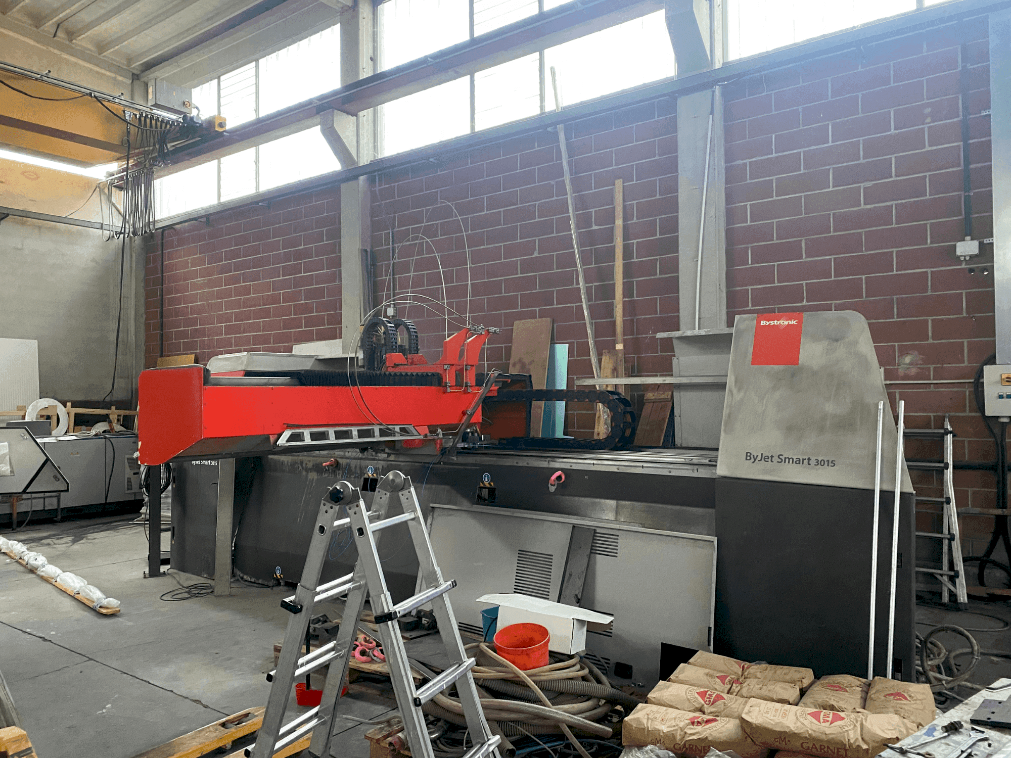 Bystronic ByJet 3015 Mašinos vaizdas iš priekio