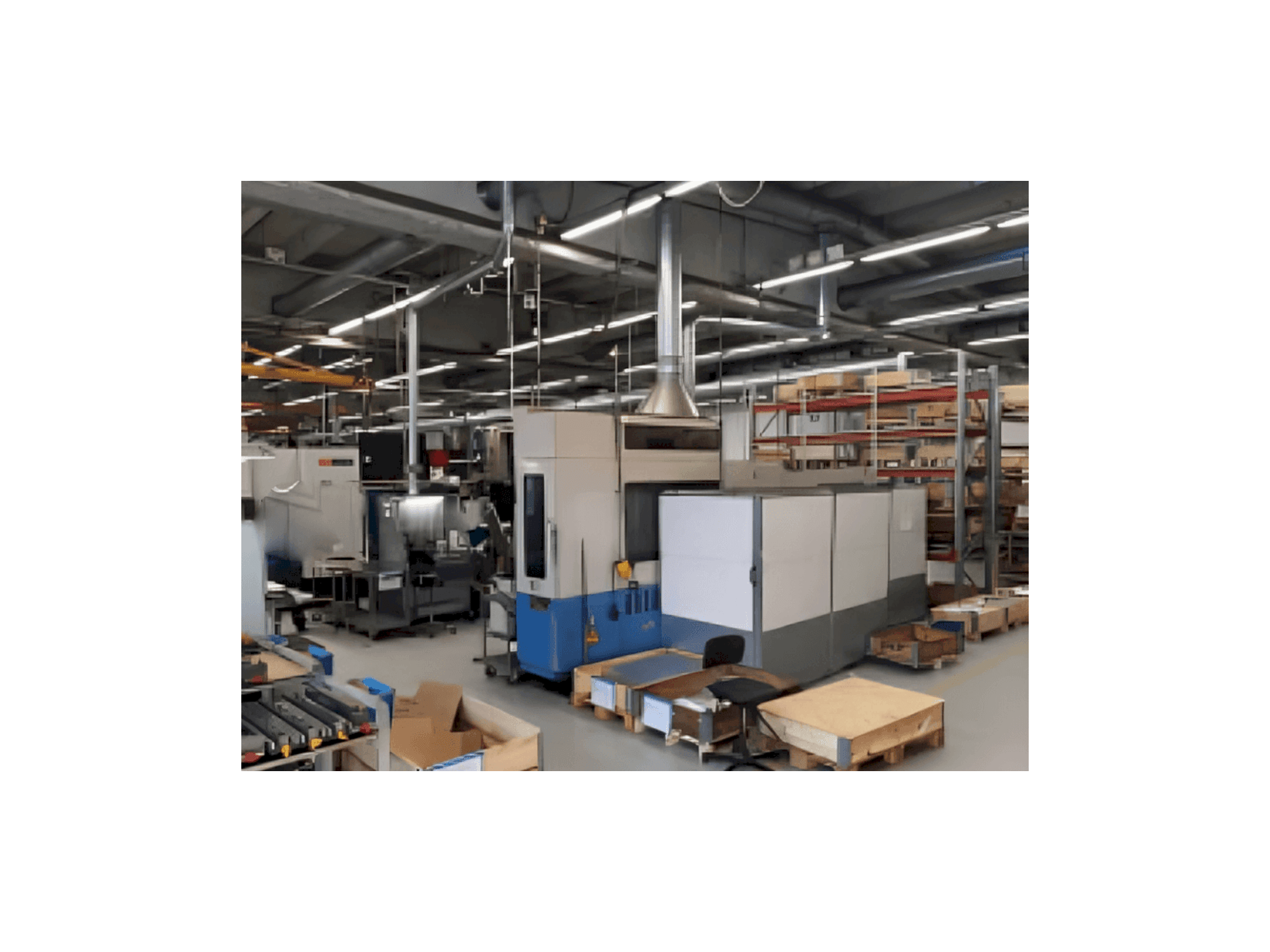 Mazak H-500 Mašinos vaizdas iš priekio