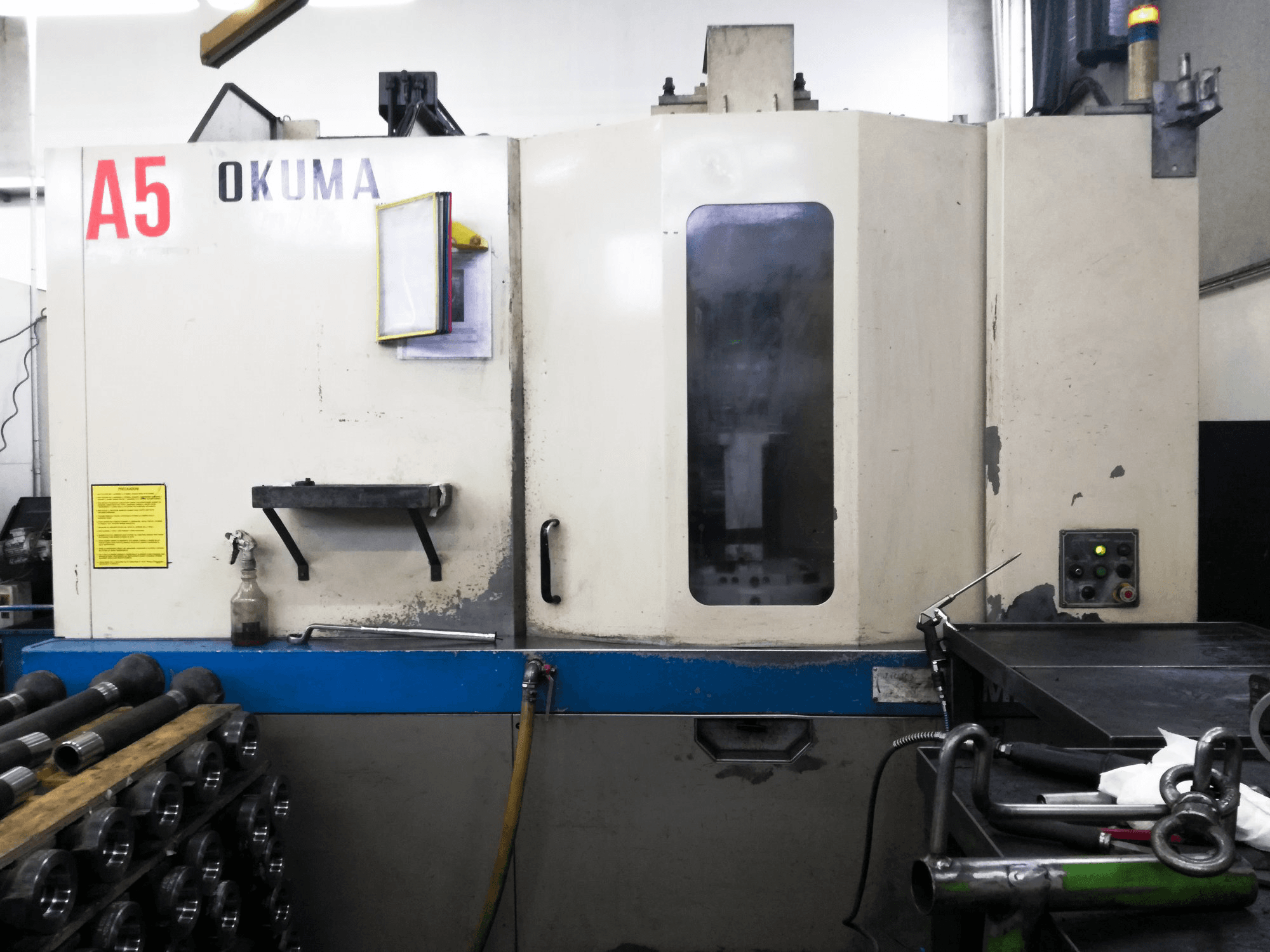 Okuma MA-50HA Mašinos vaizdas iš priekio