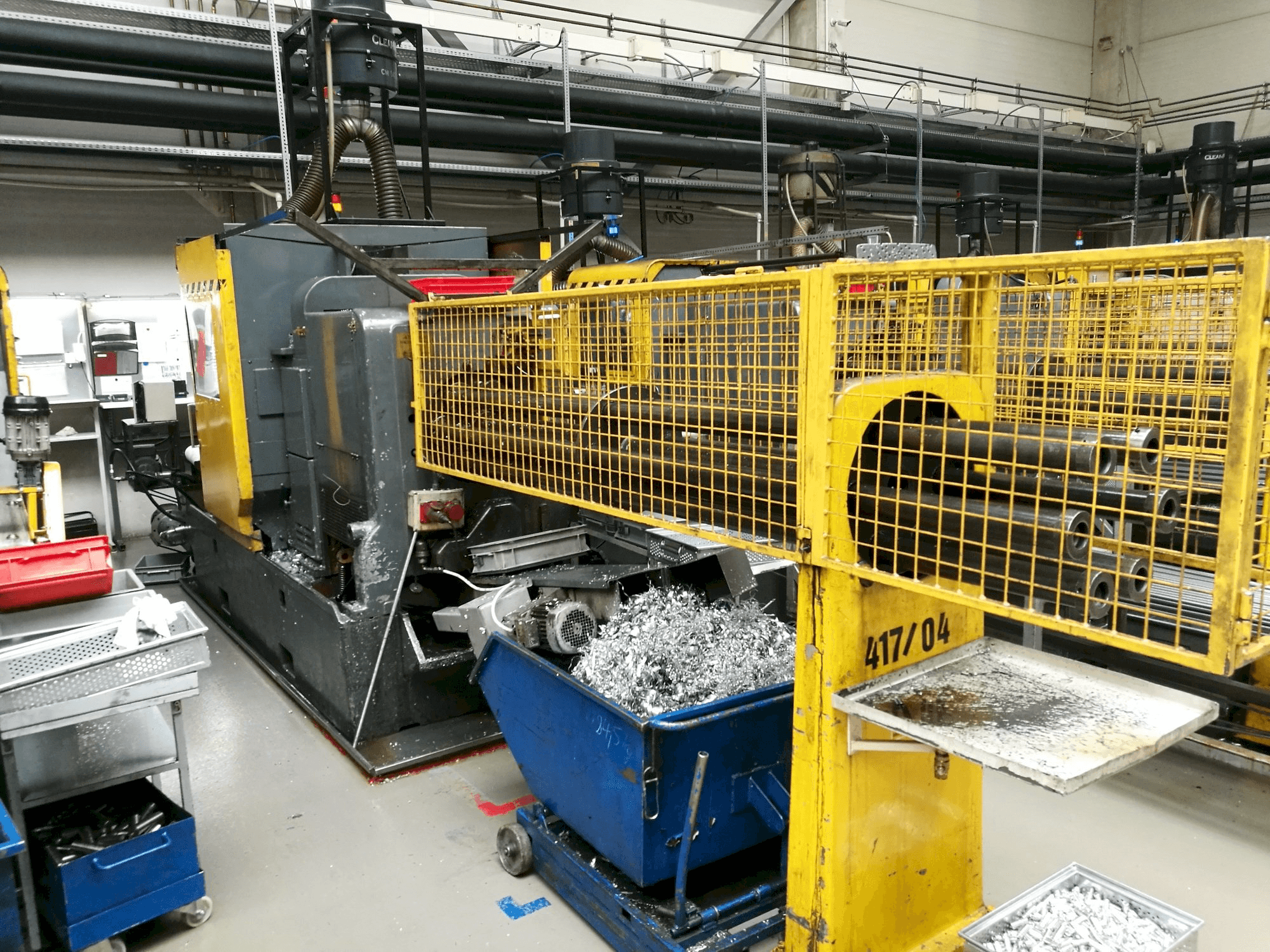 Wickman 1 3/8"-6 Mašinos vaizdas iš priekio