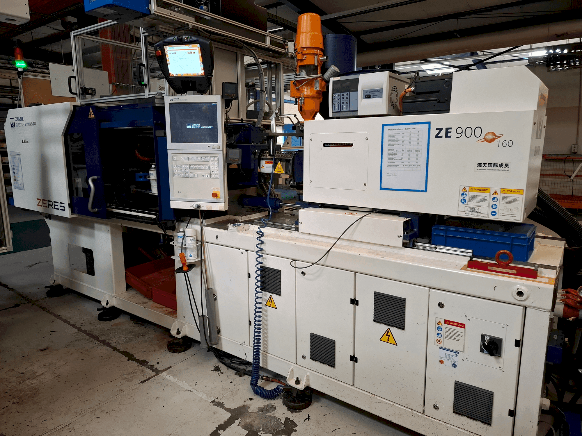 HAITIAN ZHAFIR Zeres 900/160 Mašinos vaizdas iš priekio