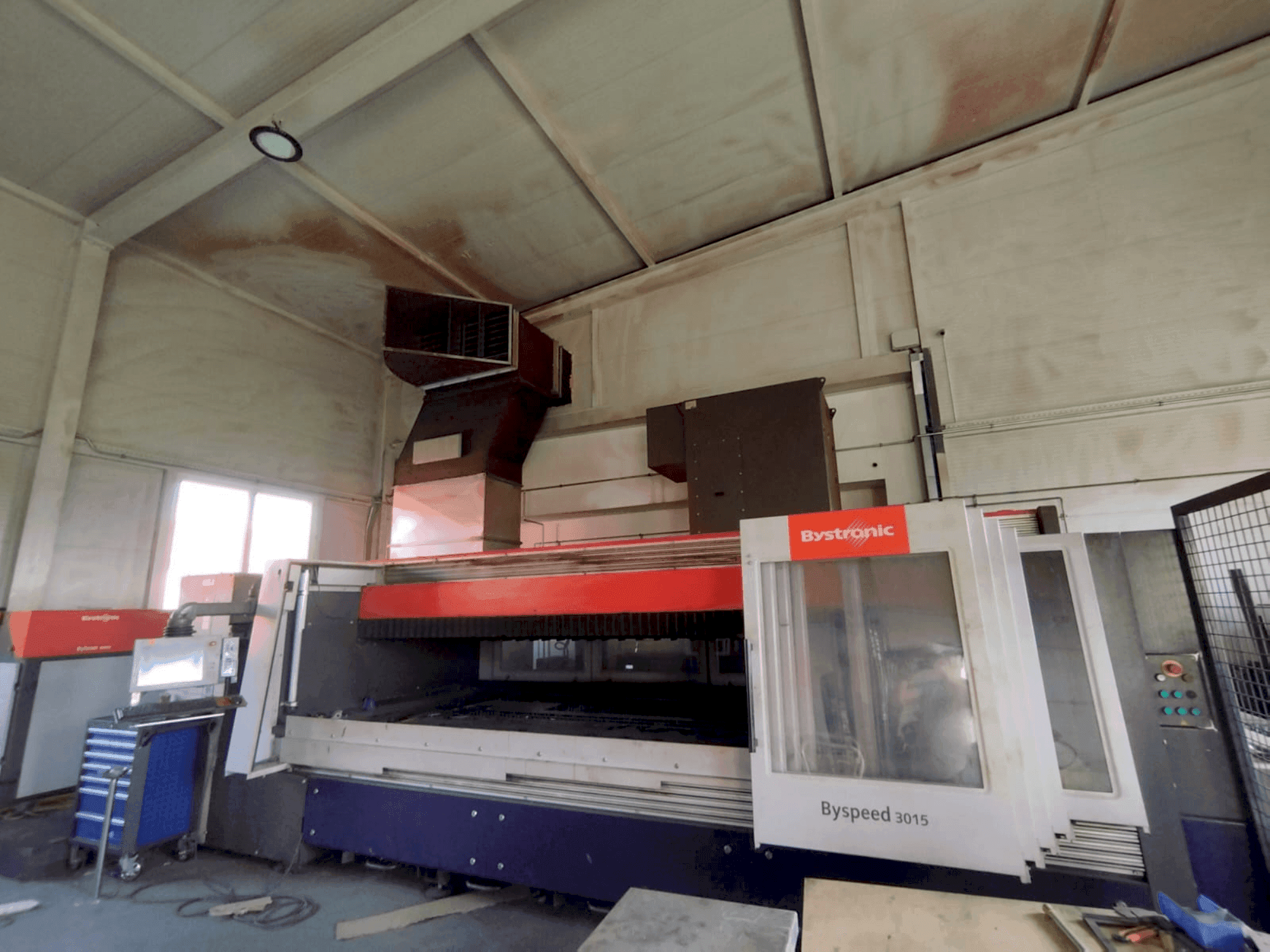 Bystronic BySpeed 3015 Mašinos vaizdas iš priekio