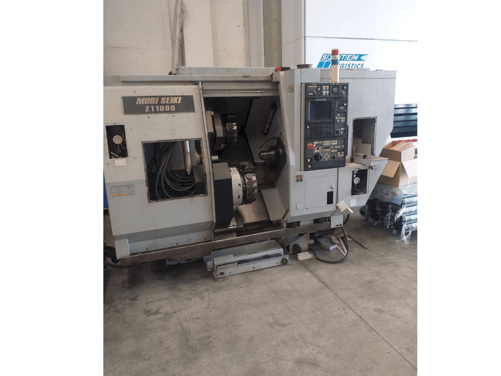 MORI SEIKI ZT 1000 Mašinos vaizdas iš priekio