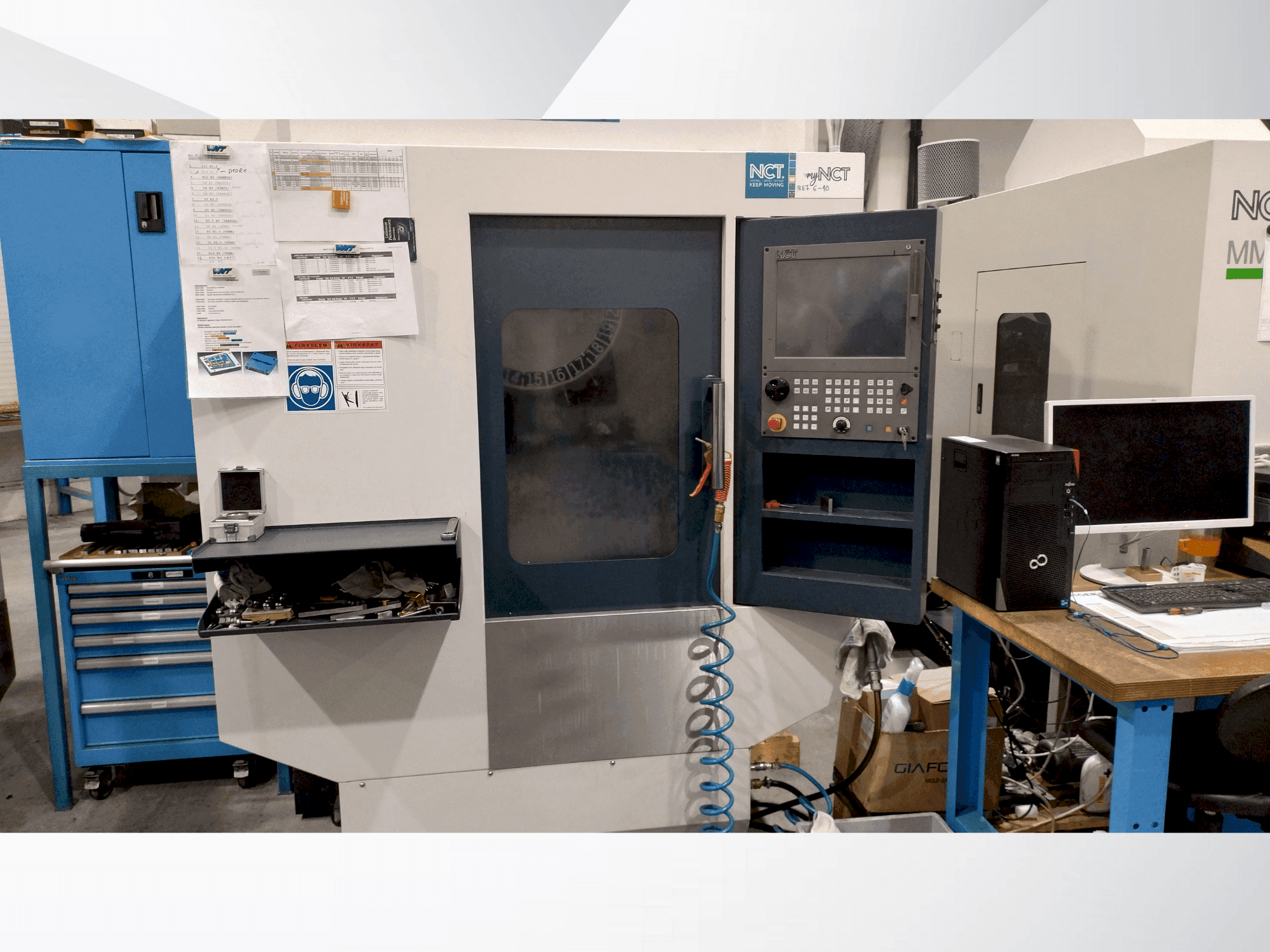 NCT VD-510S Mašinos vaizdas iš priekio