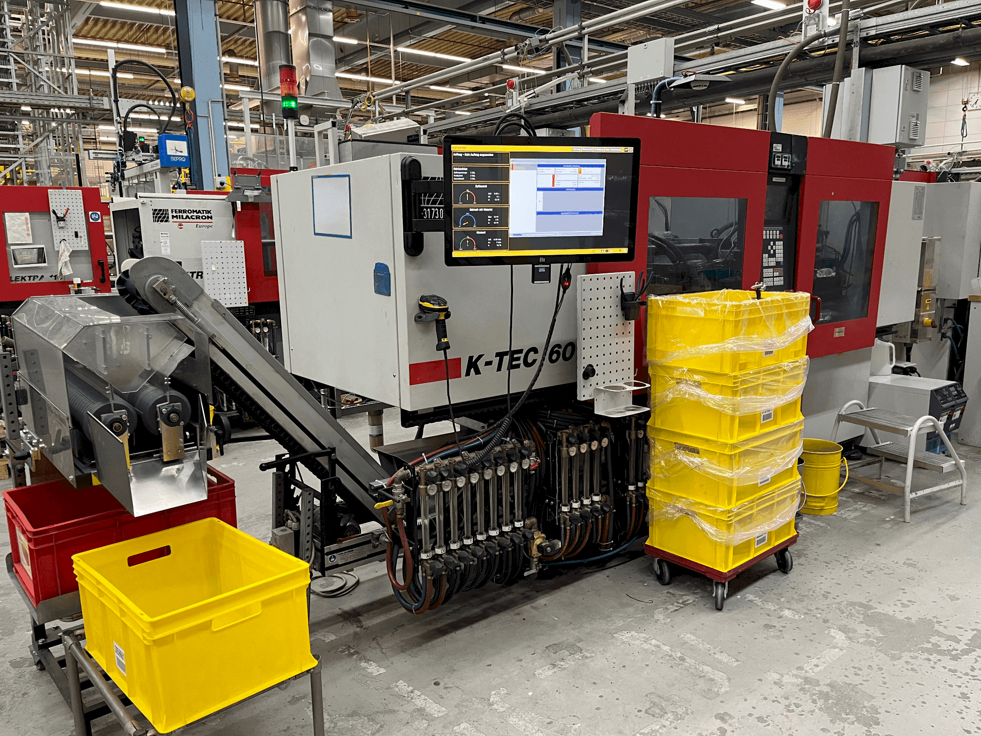 FERROMATIK K-TEC 60 S Mašinos vaizdas iš priekio