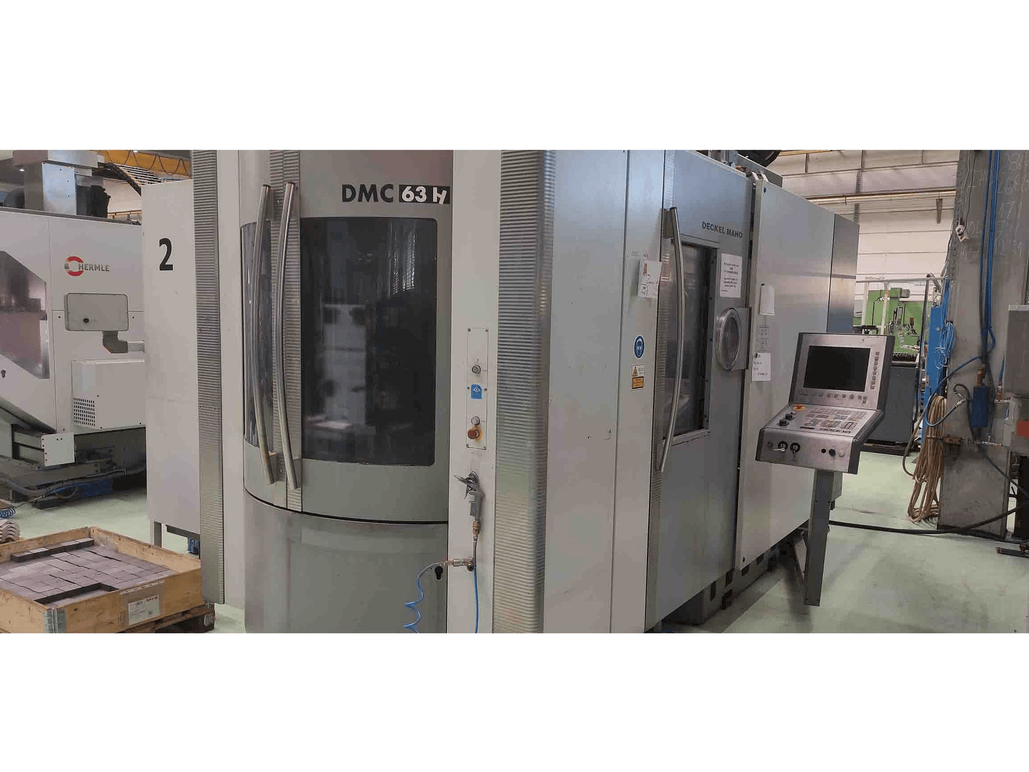 DMG DMC63H Mašinos vaizdas iš priekio