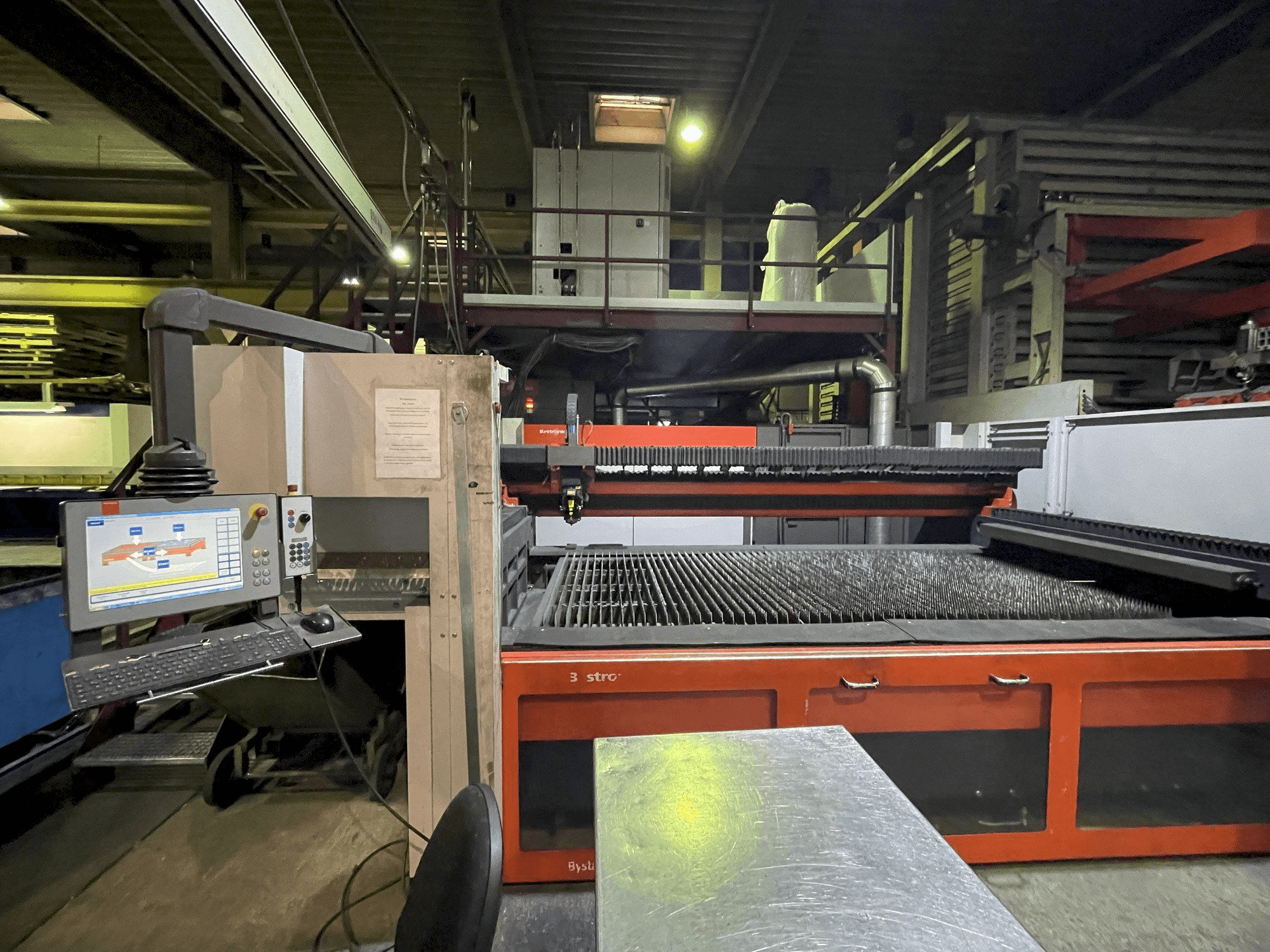 Bystronic Bylaser 4400 Mašinos vaizdas iš priekio