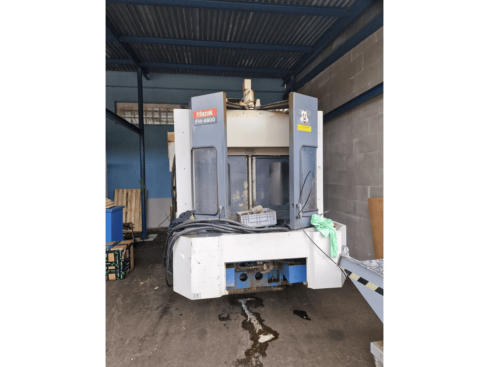 Mazak FH-4800 Mašinos vaizdas iš priekio