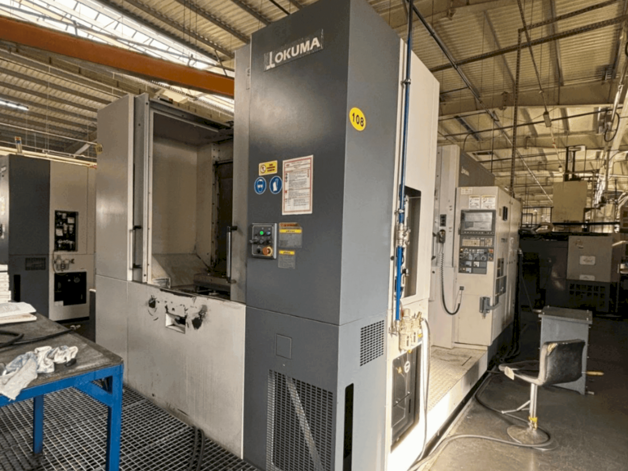Okuma MA 600 HB Mašinos vaizdas iš priekio